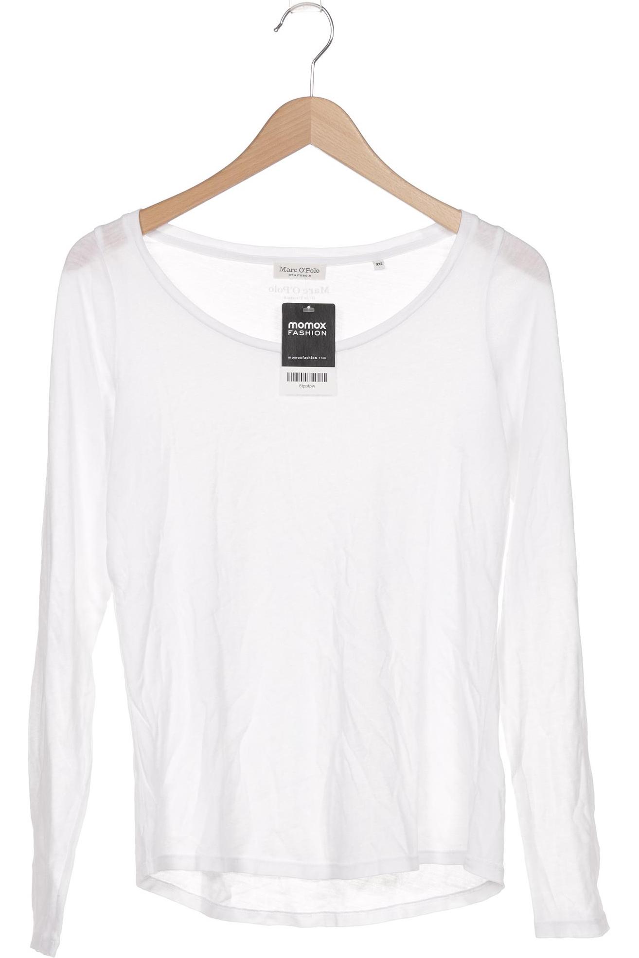 

Marc O Polo Damen Langarmshirt, weiß, Gr. 32