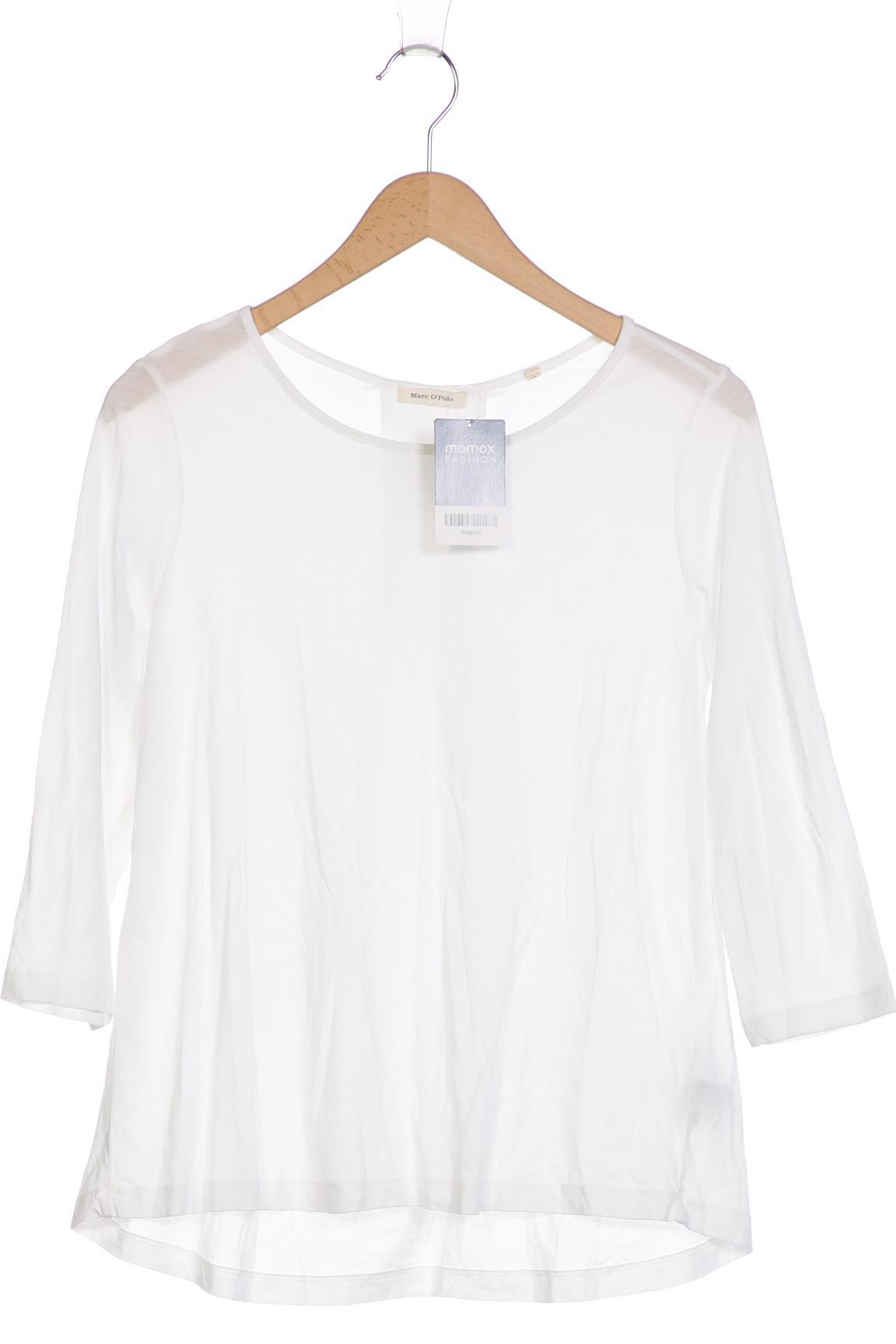

Marc O Polo Damen Langarmshirt, weiß, Gr. 34