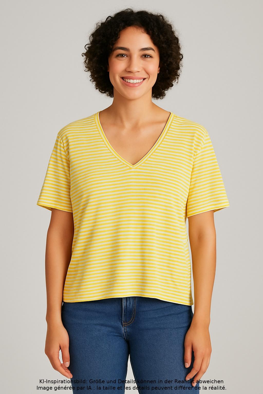 

Marc O Polo Damen T-Shirt, gelb, Gr. 42