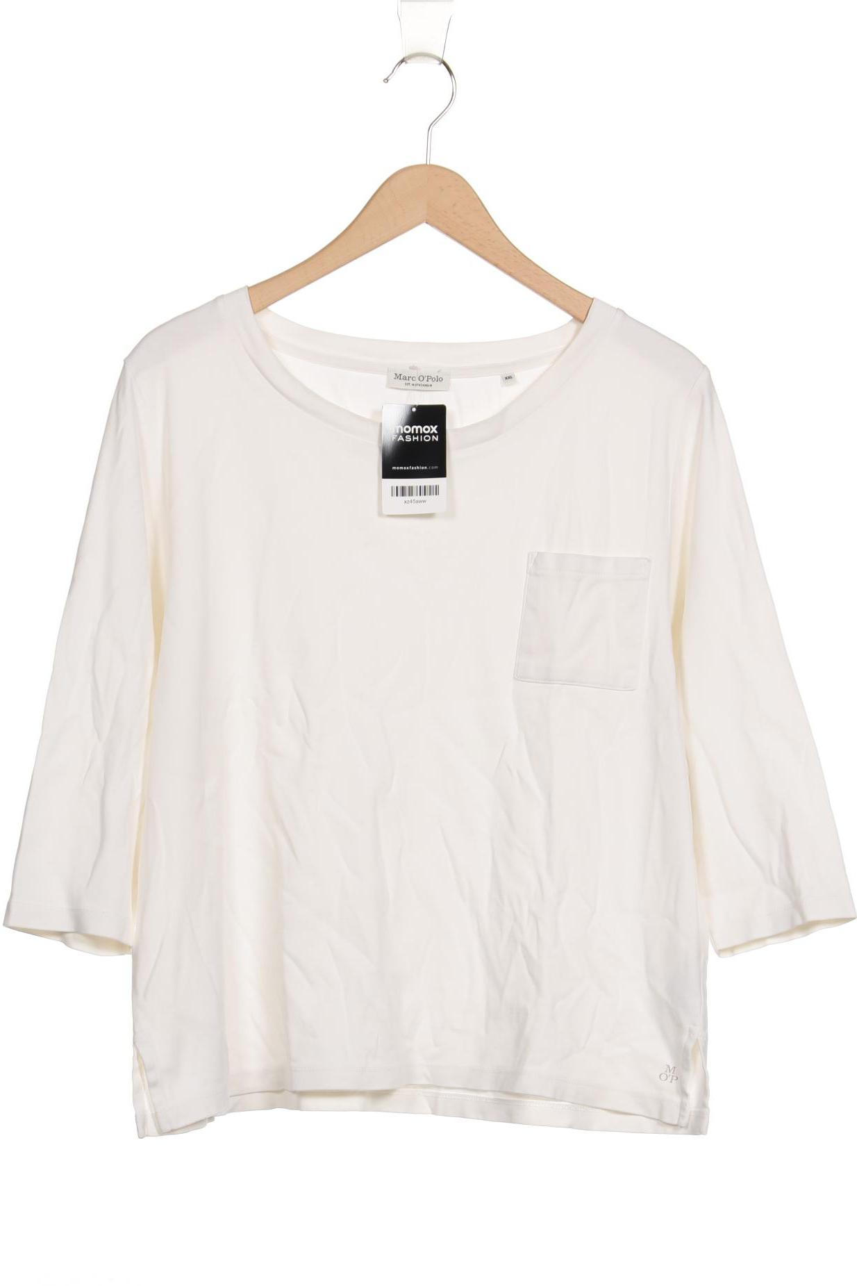 

Marc O Polo Damen Langarmshirt, weiß, Gr. 46