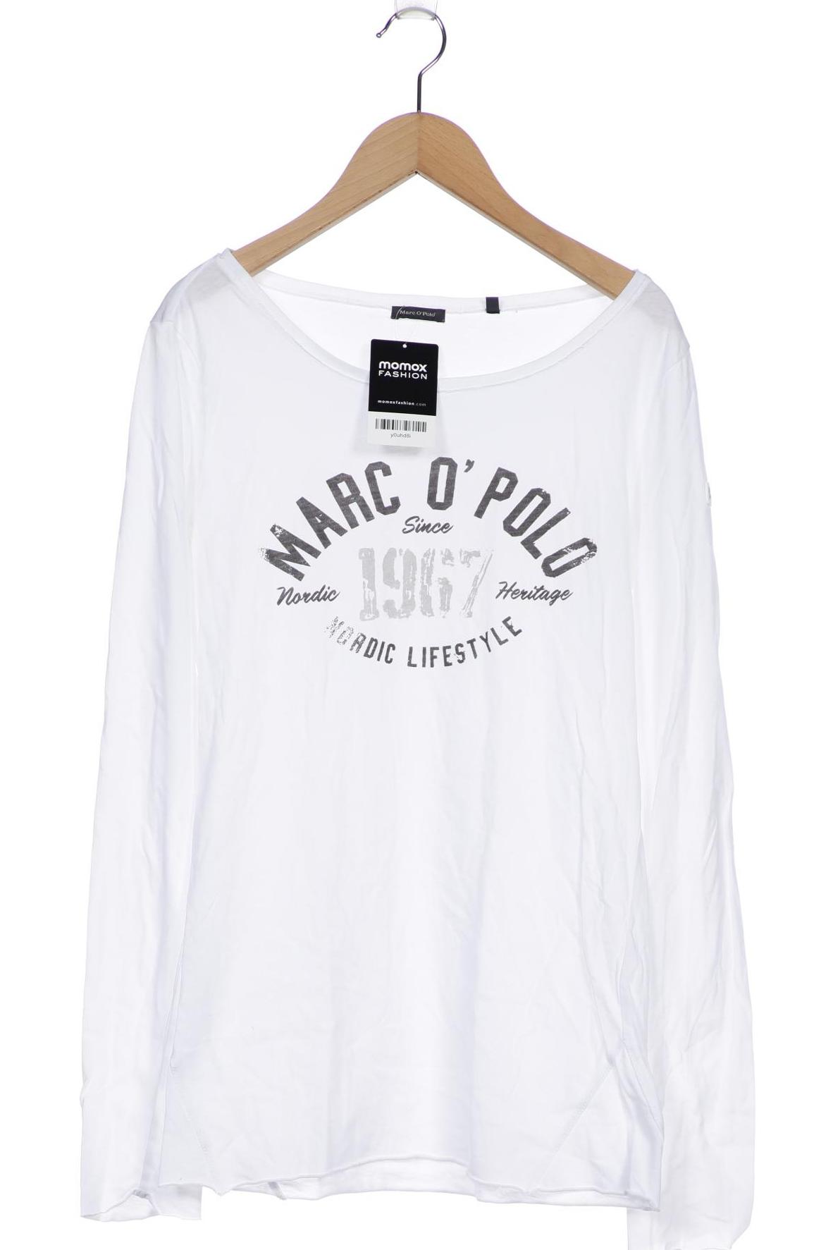 

Marc O Polo Damen Langarmshirt, weiß, Gr. 36