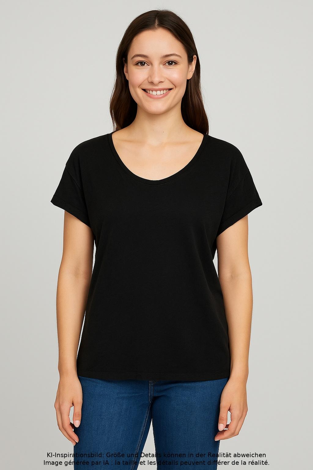 

Marc O Polo Damen T-Shirt, schwarz, Gr. 36