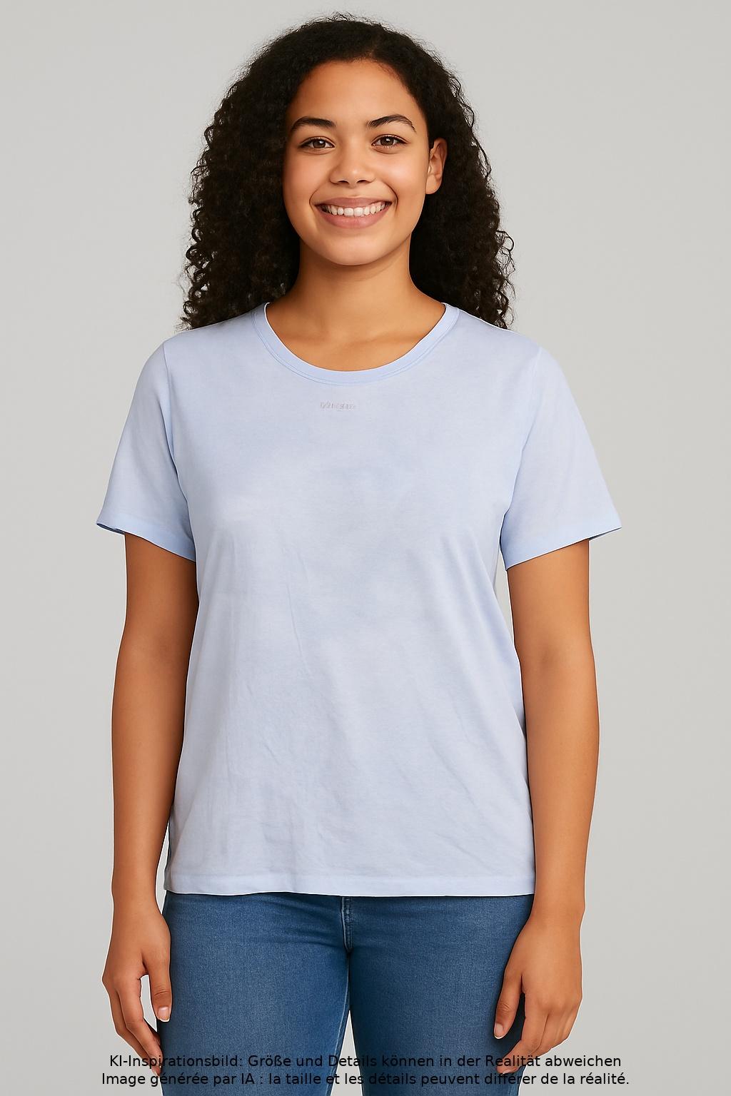 

Marc O Polo Damen T-Shirt, hellblau, Gr. 42