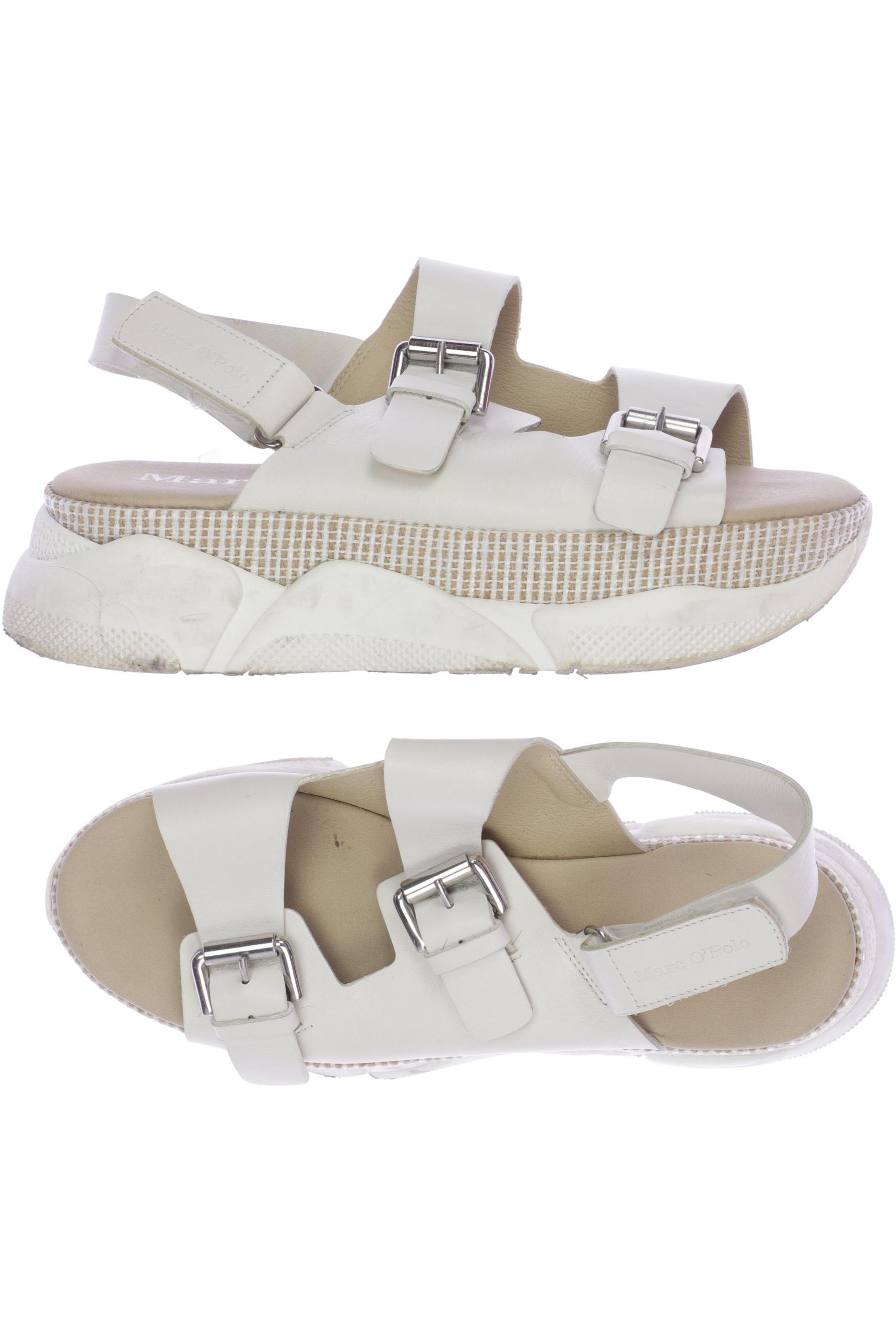 

Marc O Polo Damen Sandale, weiß, Gr. 40