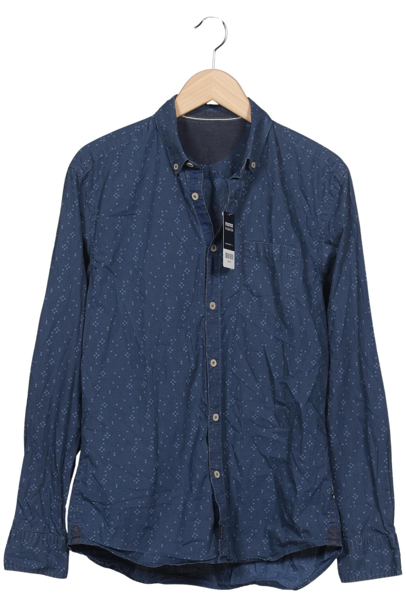 

Marc O Polo Herren Hemd, marineblau, Gr. 46