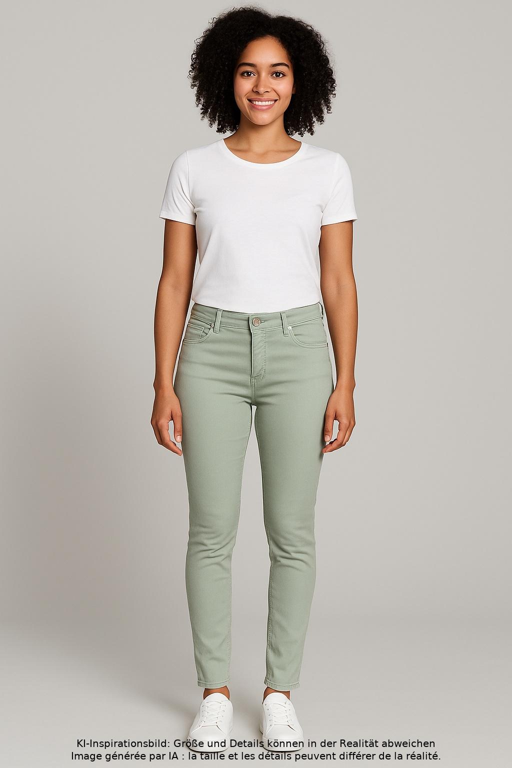 

Marc O Polo Damen Jeans, hellgrün, Gr. 30