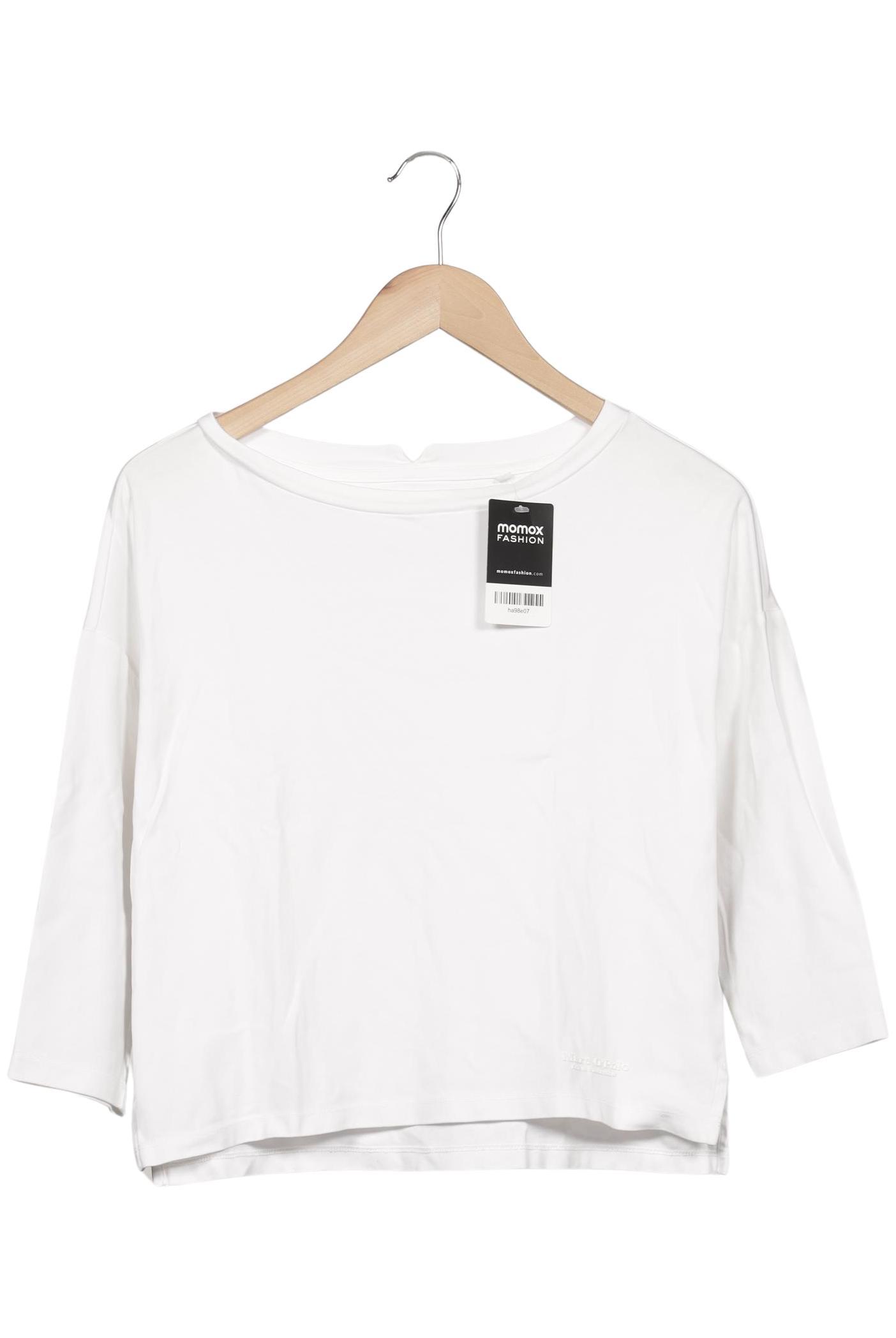 

Marc O Polo Damen Langarmshirt, weiß, Gr. 34