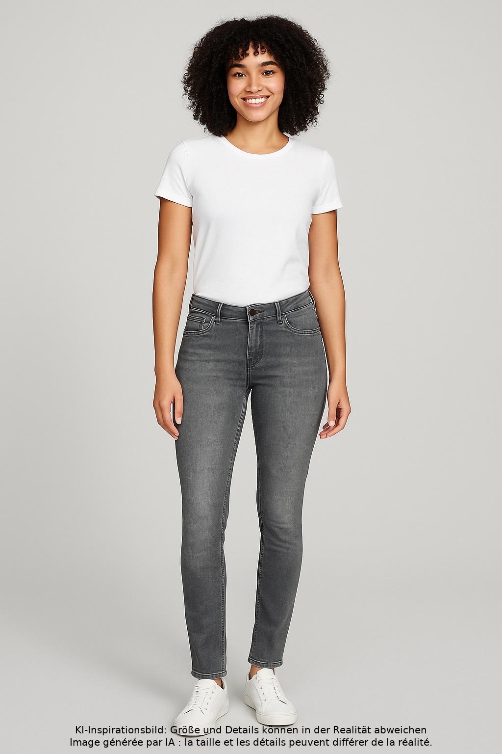 

Marc O Polo Damen Jeans, grau, Gr. 27