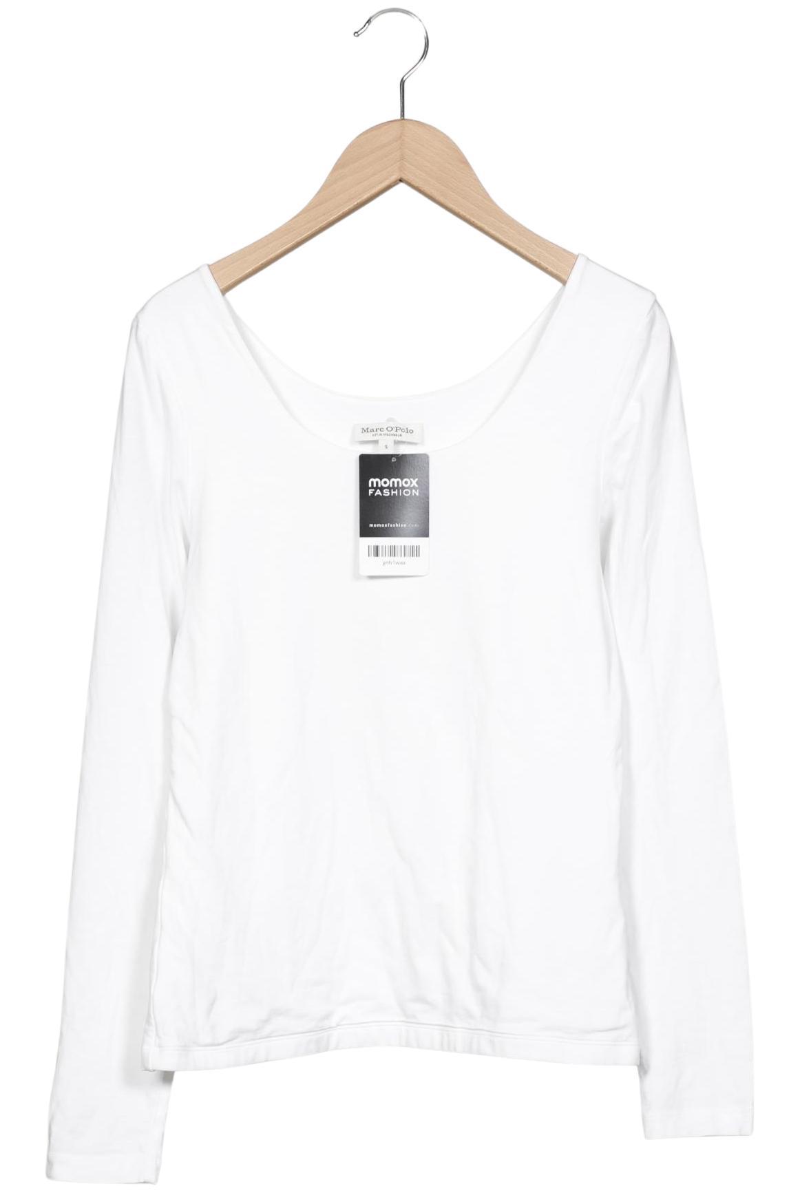 

Marc O Polo Damen Langarmshirt, weiß, Gr. 36
