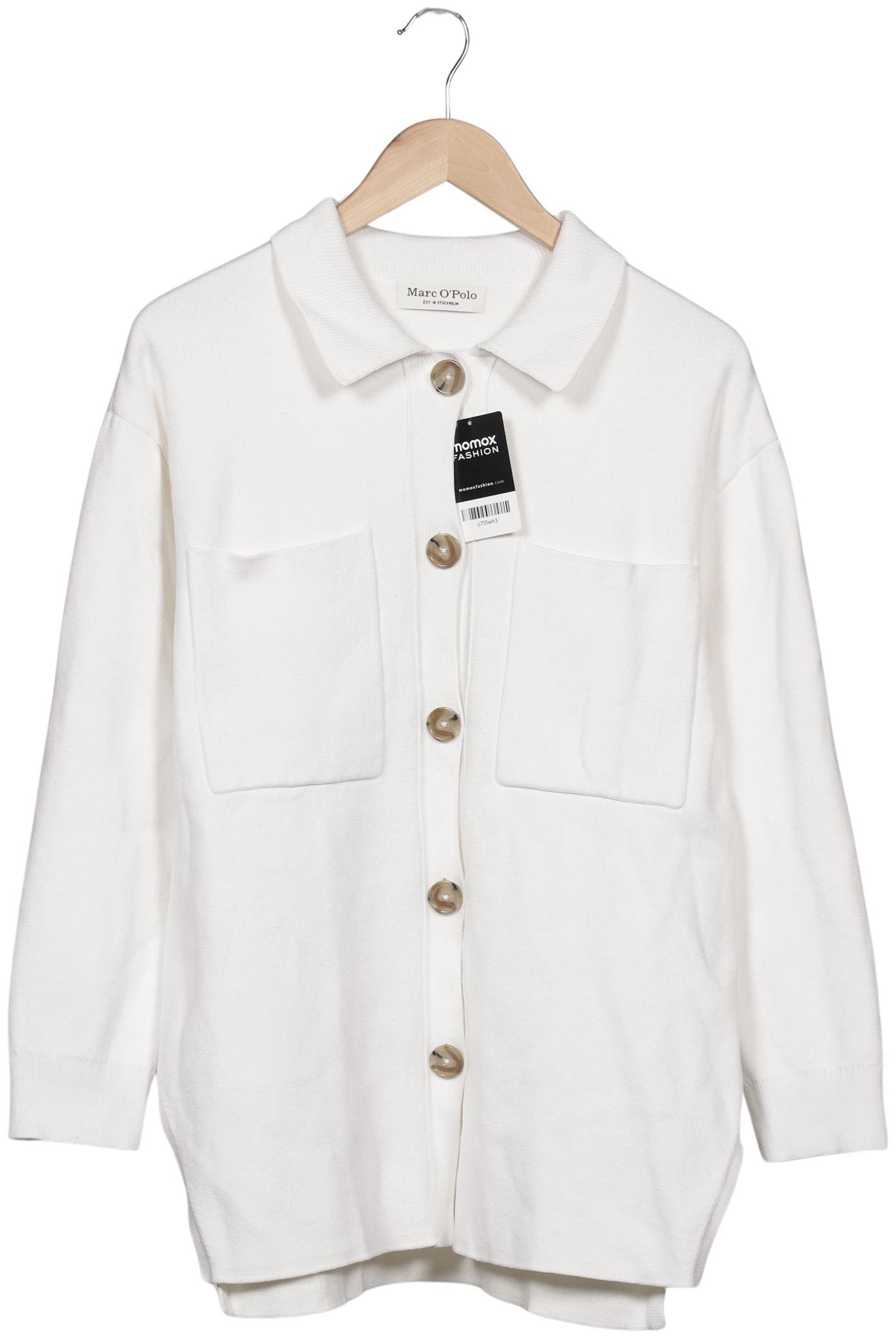 

Marc O Polo Damen Strickjacke, weiß, Gr. 36