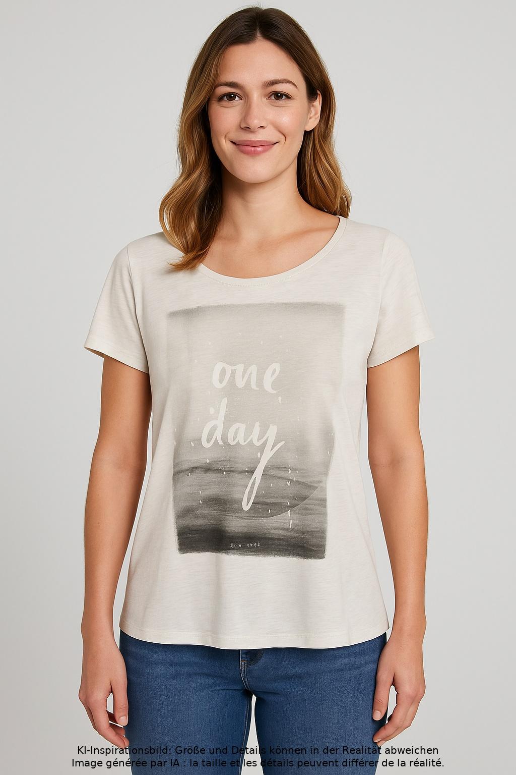 

Marc O Polo Damen T-Shirt, grau, Gr. 42