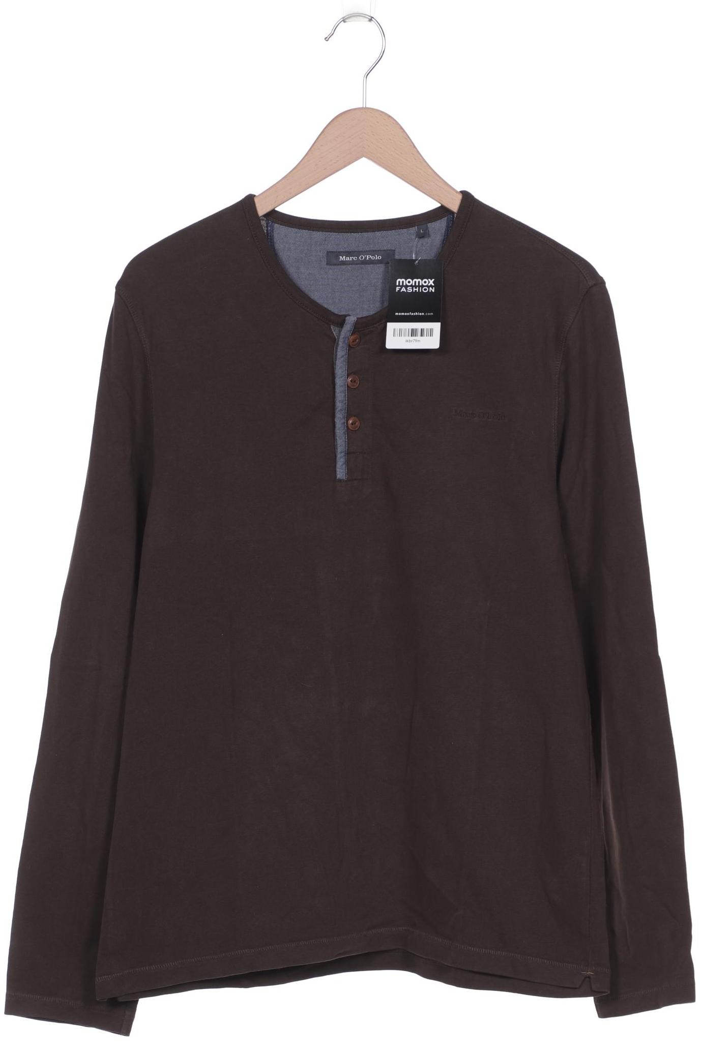 

Marc O Polo Herren Langarmshirt, braun, Gr. 52
