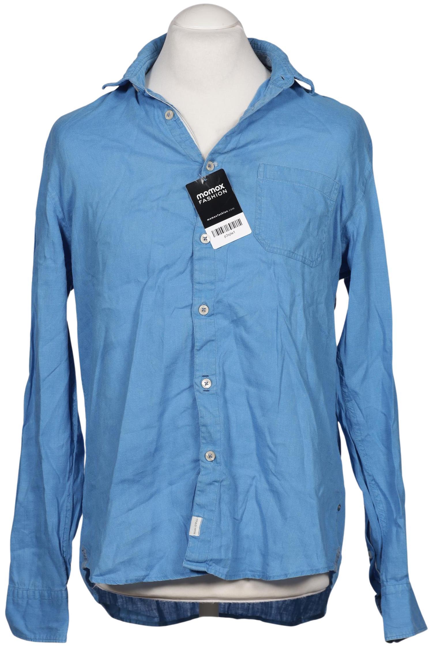 

Marc O Polo Herren Hemd, blau, Gr. 48