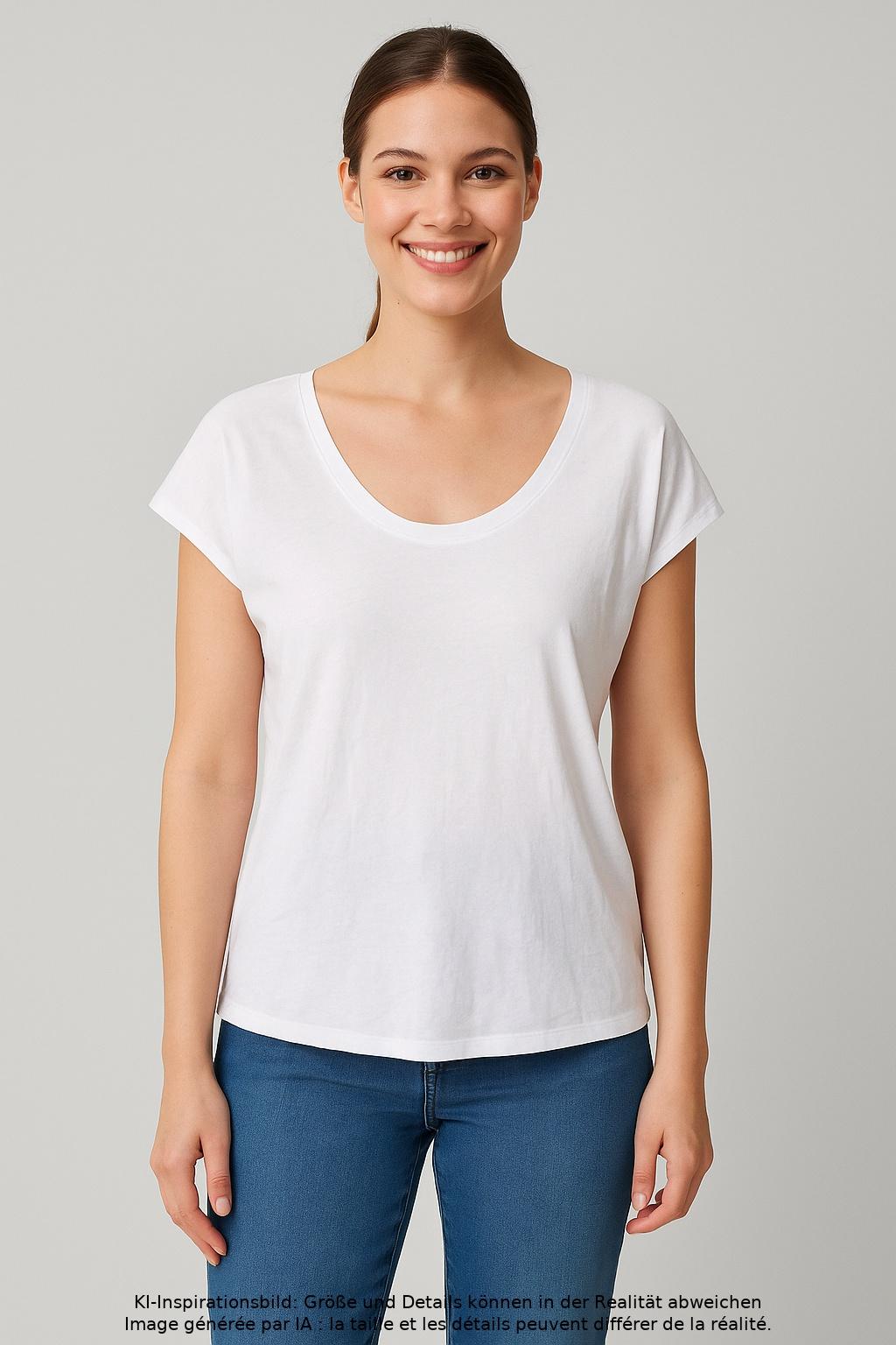 

Marc O Polo Damen T-Shirt, weiß, Gr. 42