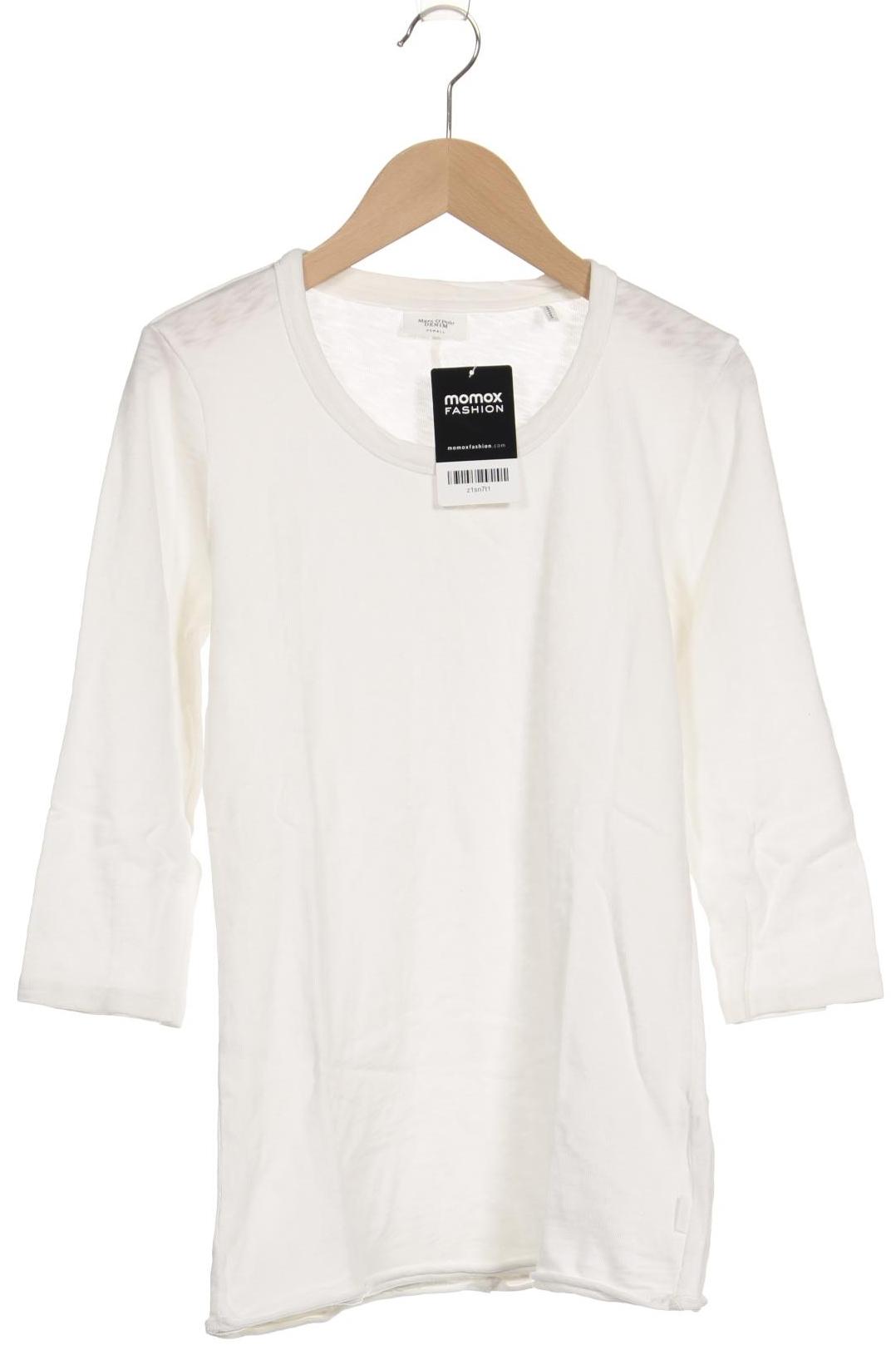 

Marc O Polo Damen Langarmshirt, weiß, Gr. 34
