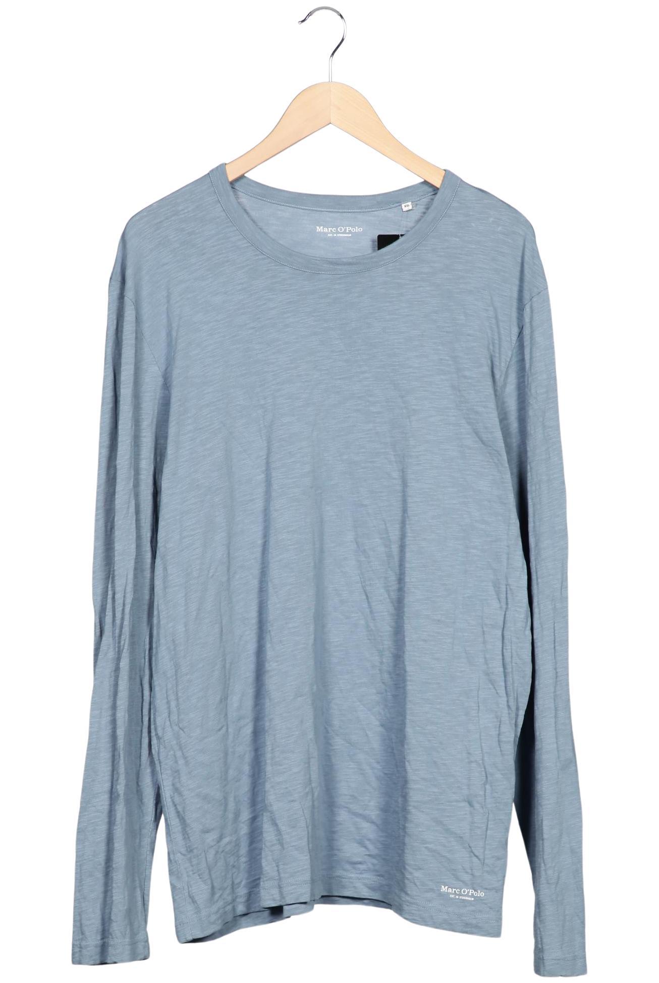 Thumbnail - Marc O Polo Herren Langarmshirt, hellblau, Gr. 56