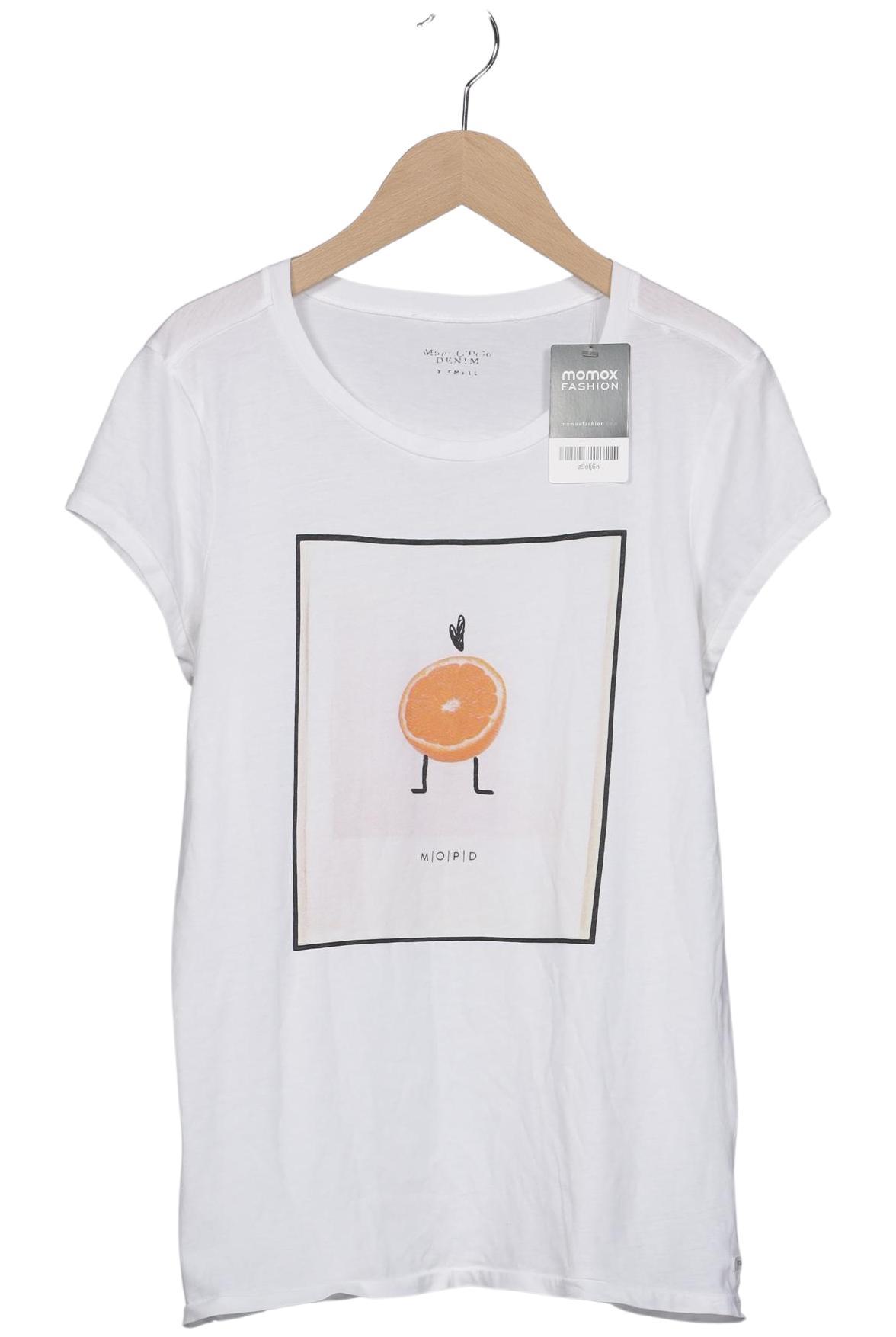 

Marc O Polo Damen T-Shirt, weiß, Gr. 34