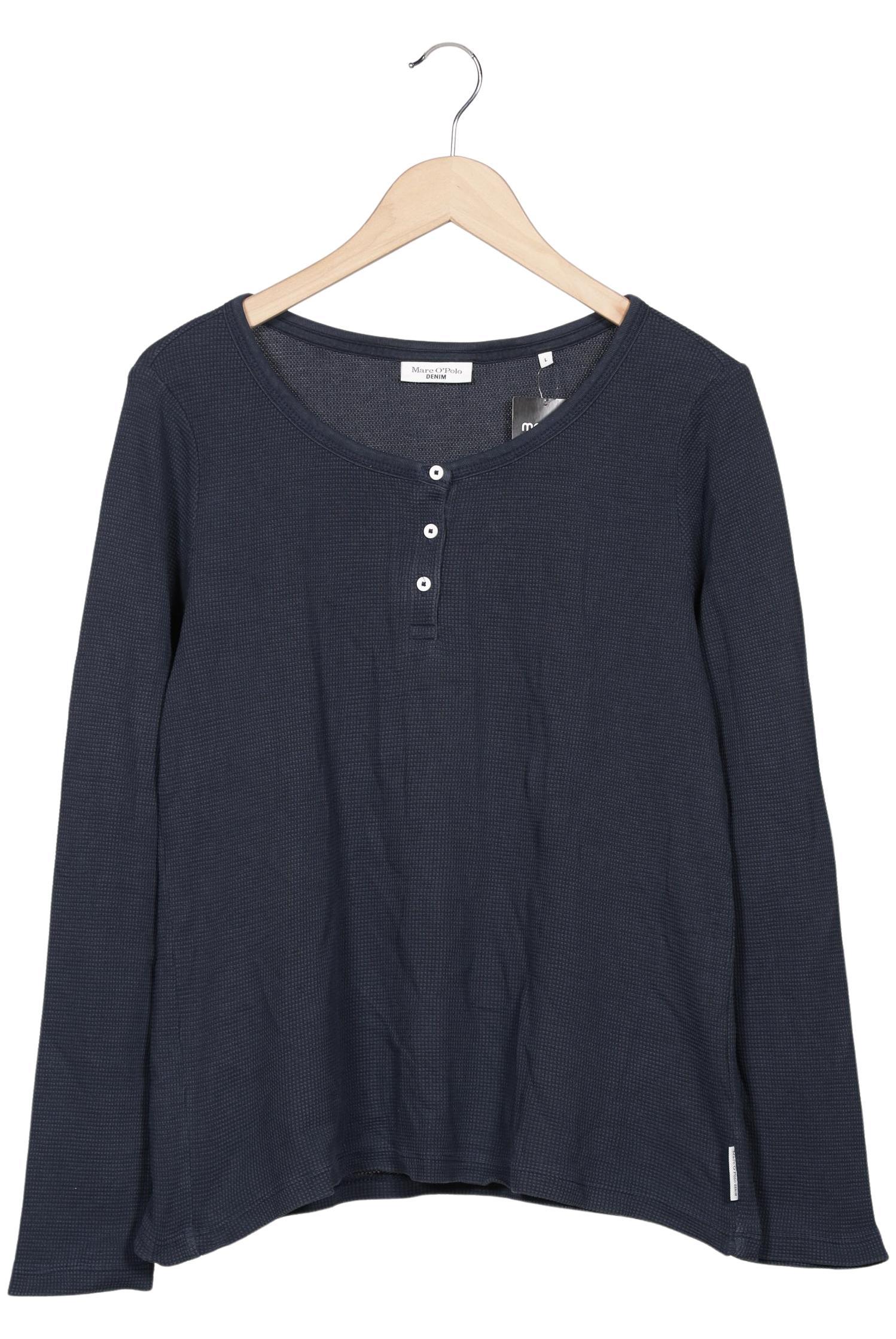 

Marc O Polo Damen Langarmshirt, marineblau, Gr. 42