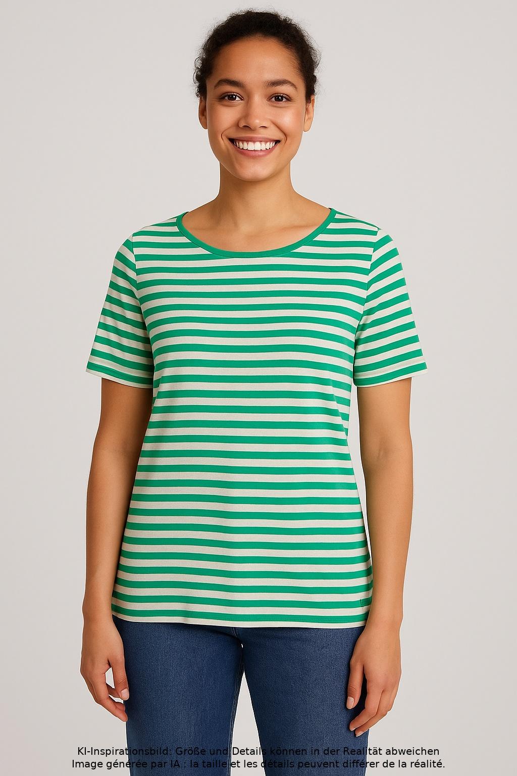 

Marc O Polo Damen T-Shirt, mehrfarbig, Gr. 38