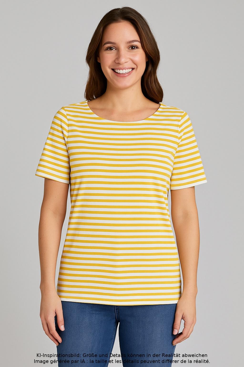 

Marc O Polo Damen T-Shirt, mehrfarbig, Gr. 42