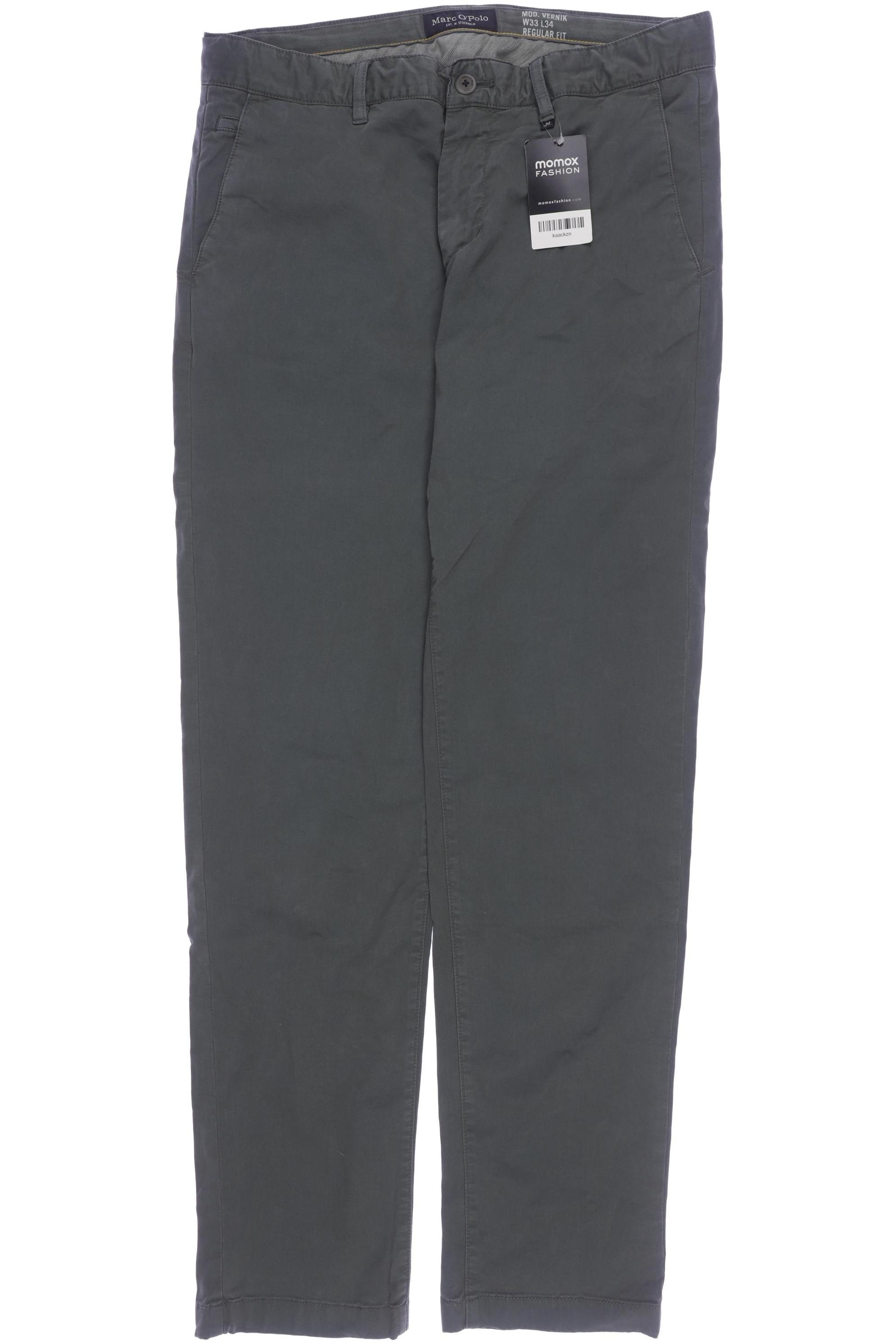 

Marc O Polo Herren Stoffhose, grün, Gr. 33