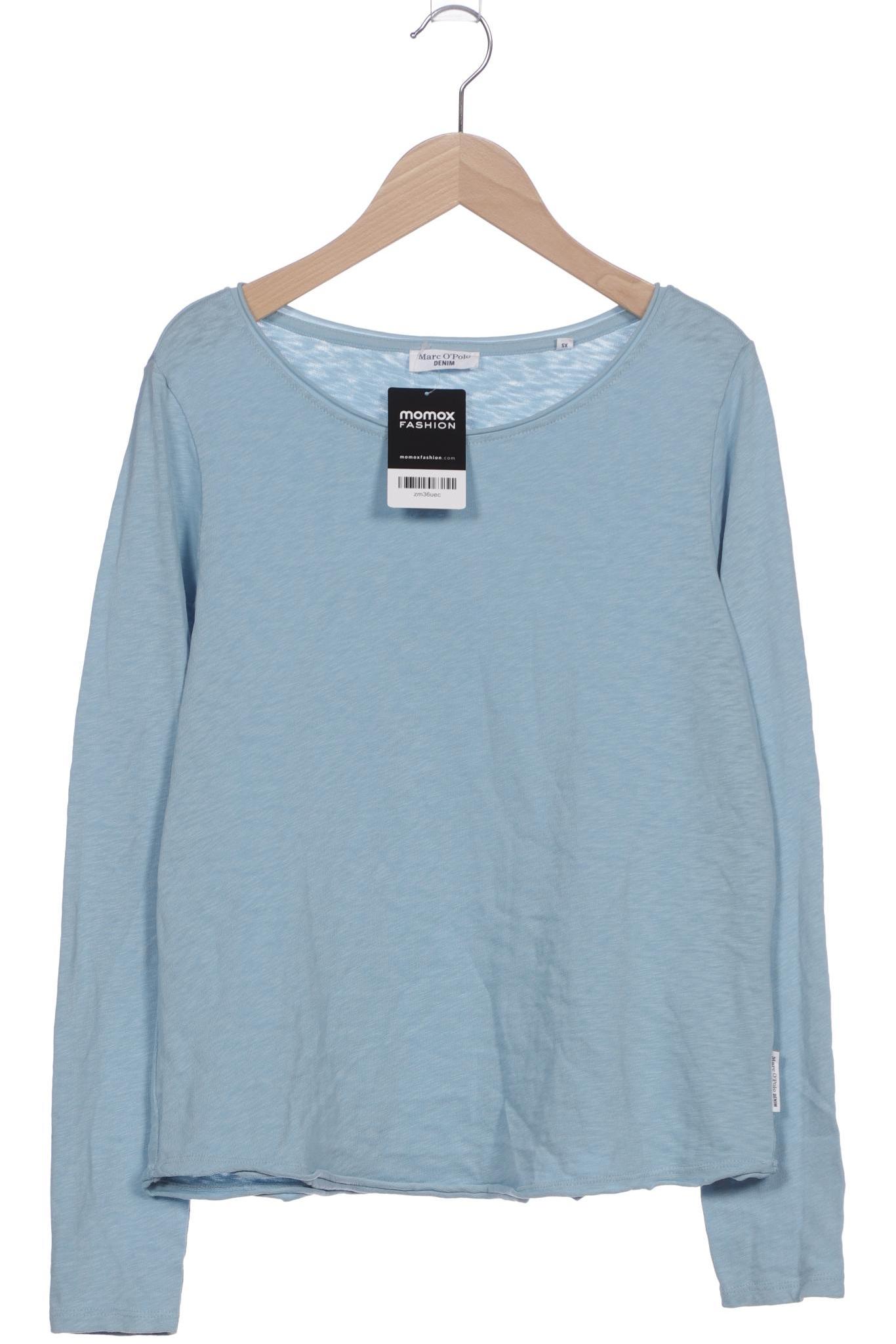 

Marc O Polo Damen Langarmshirt, blau, Gr. 34