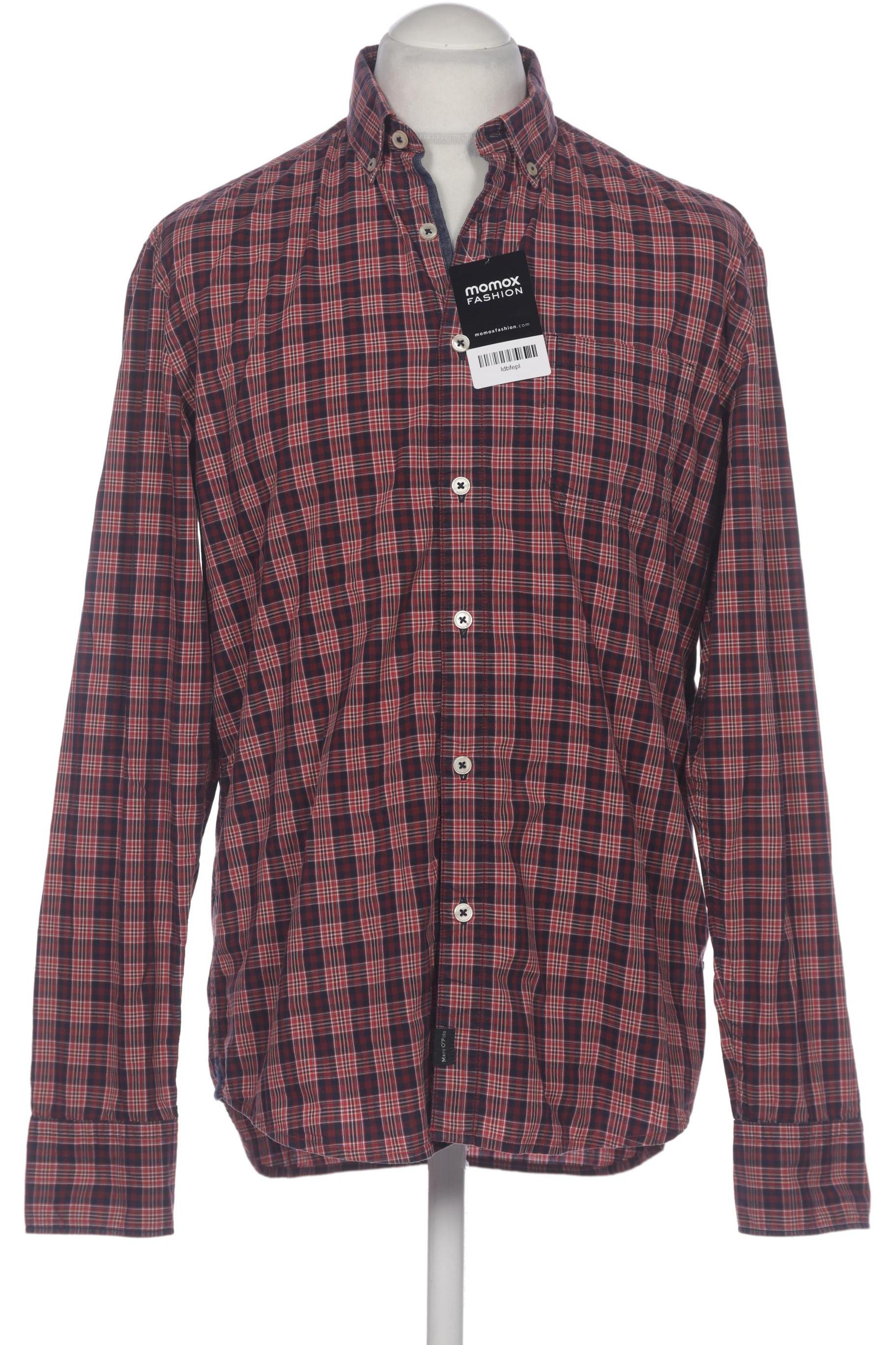 

Marc O Polo Herren Hemd, bordeaux, Gr. 48