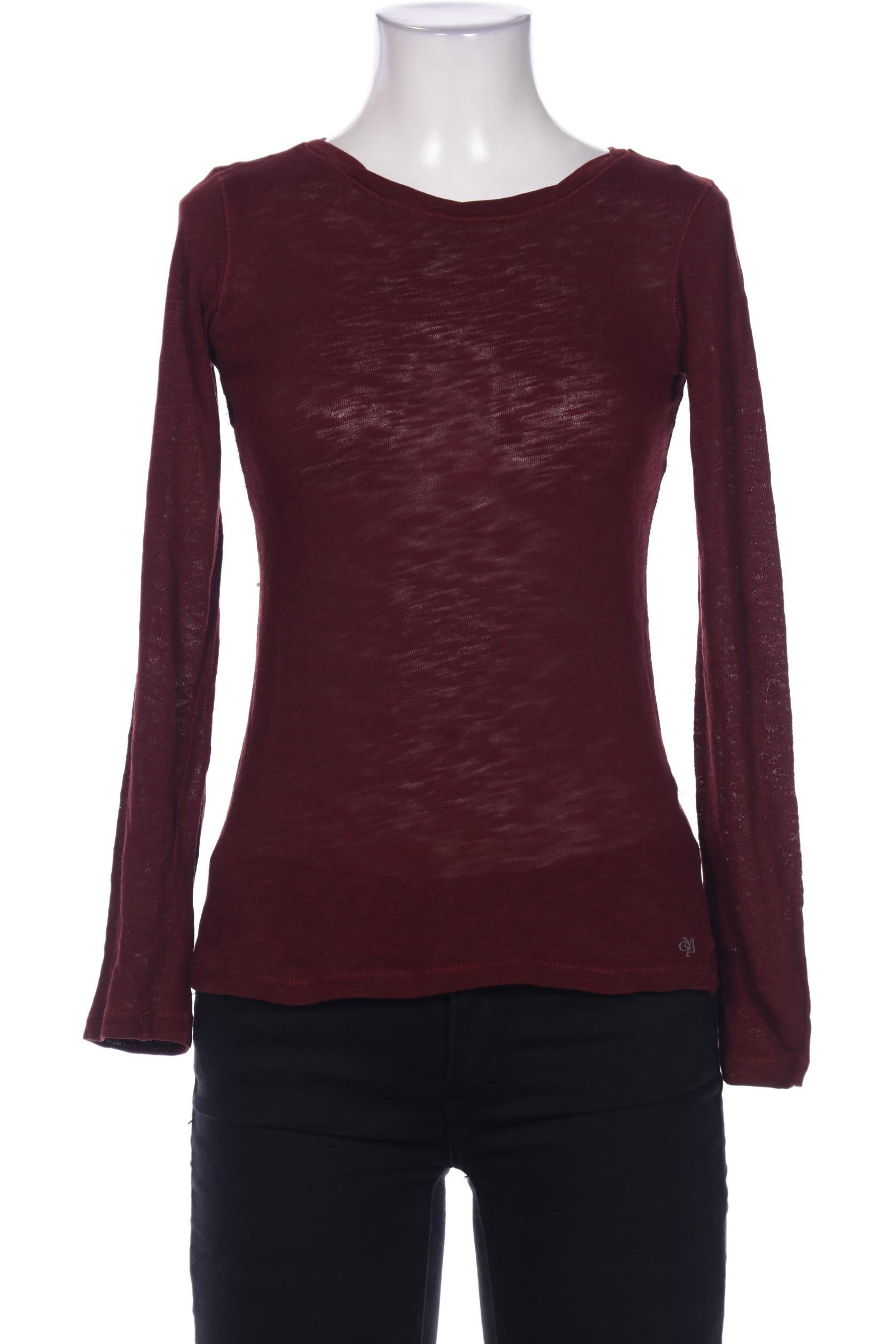 

Marc O Polo Damen Langarmshirt, bordeaux, Gr. 34