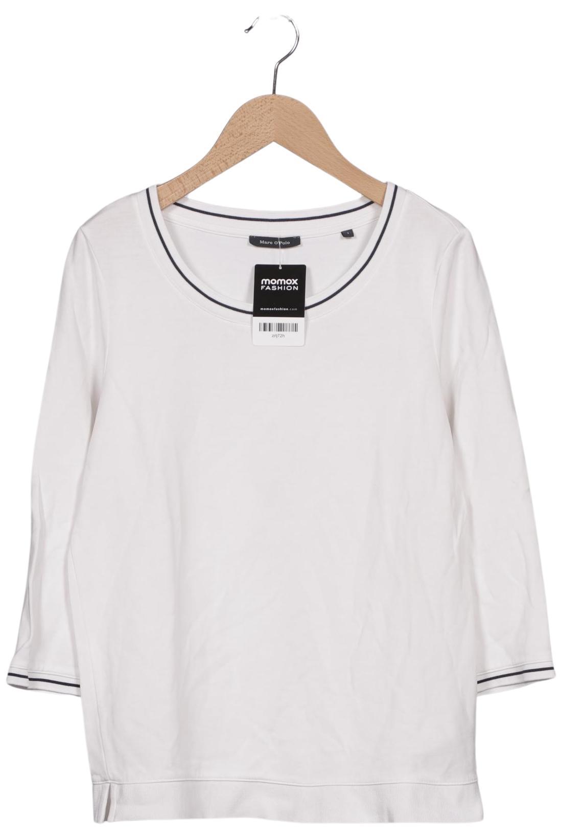 

Marc O Polo Damen Langarmshirt, weiß, Gr. 36