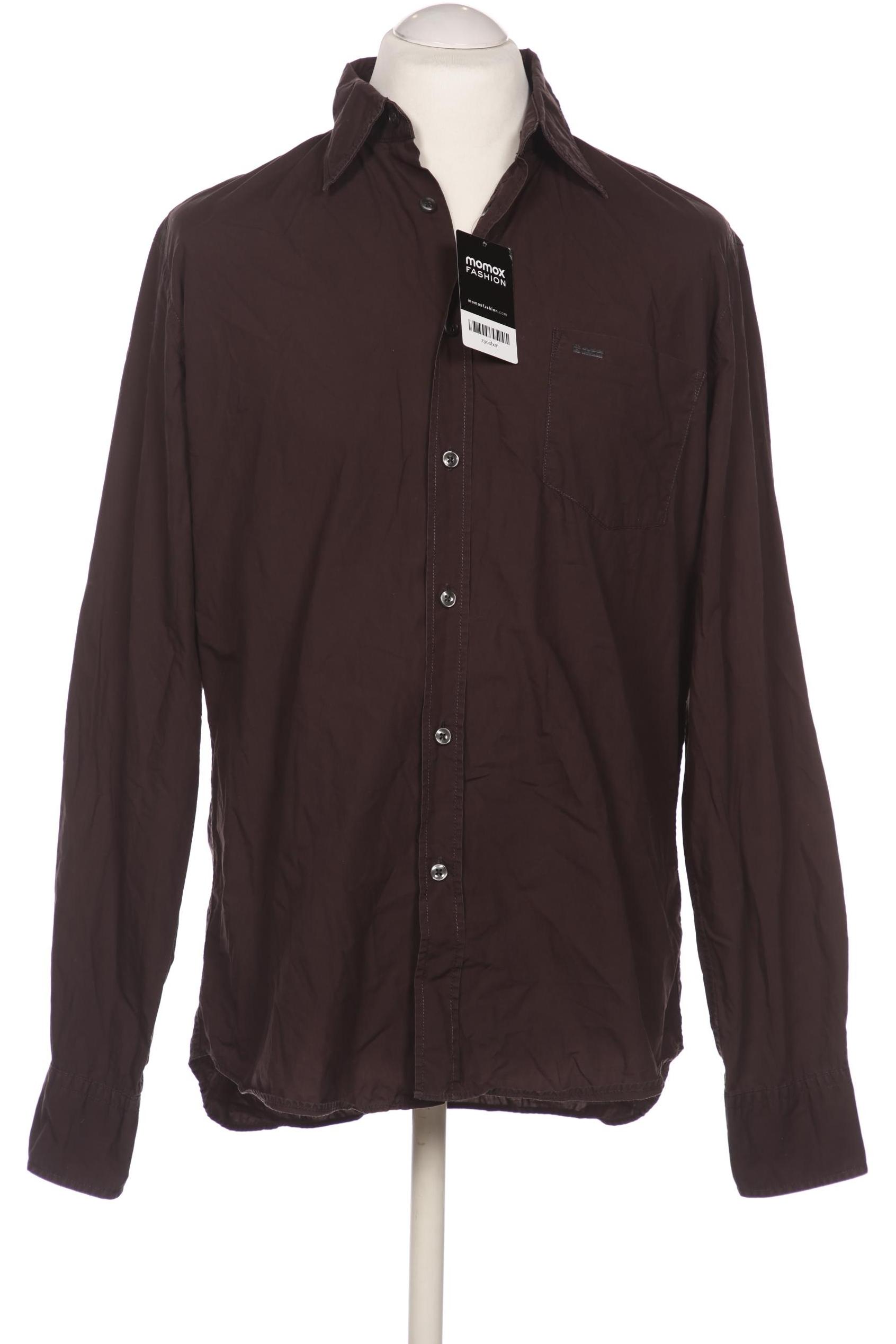 

Marc O Polo Herren Hemd, braun, Gr. 52