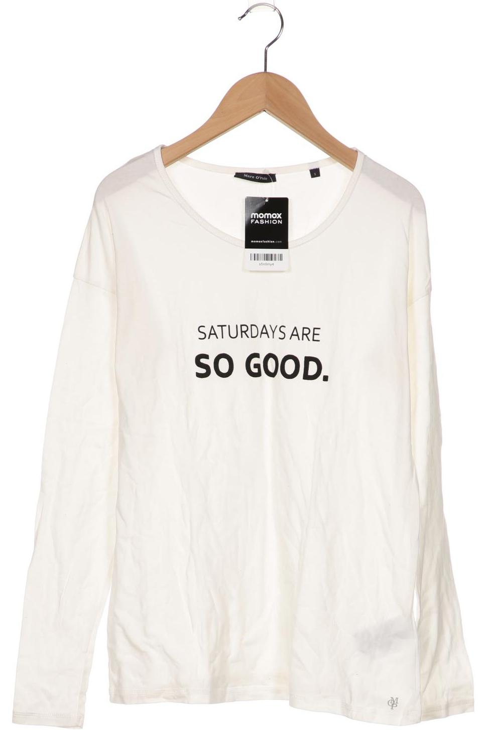 

Marc O Polo Damen Langarmshirt, weiß, Gr. 36