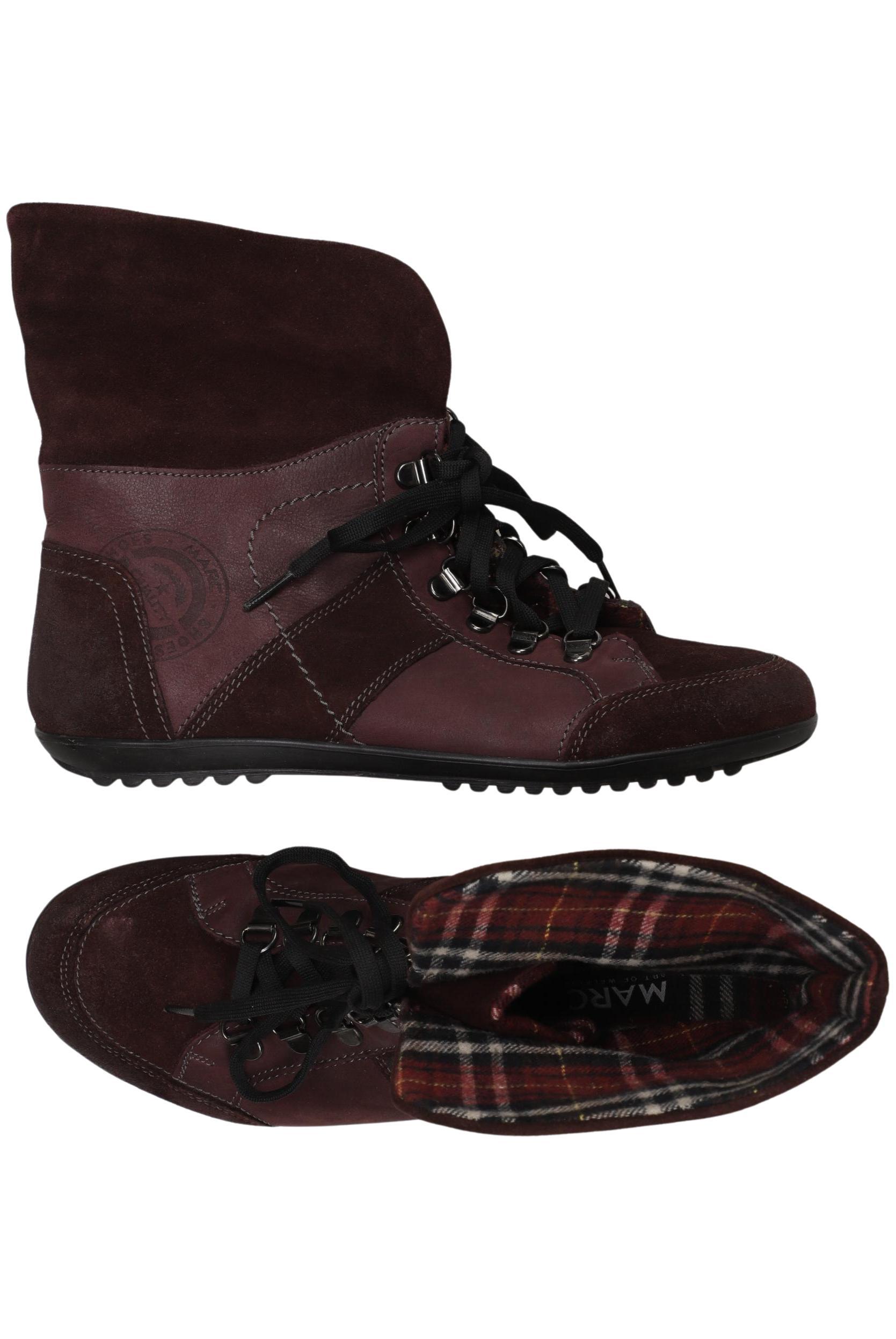 

Marc Shoes Damen Stiefelette, bordeaux, Gr. 38