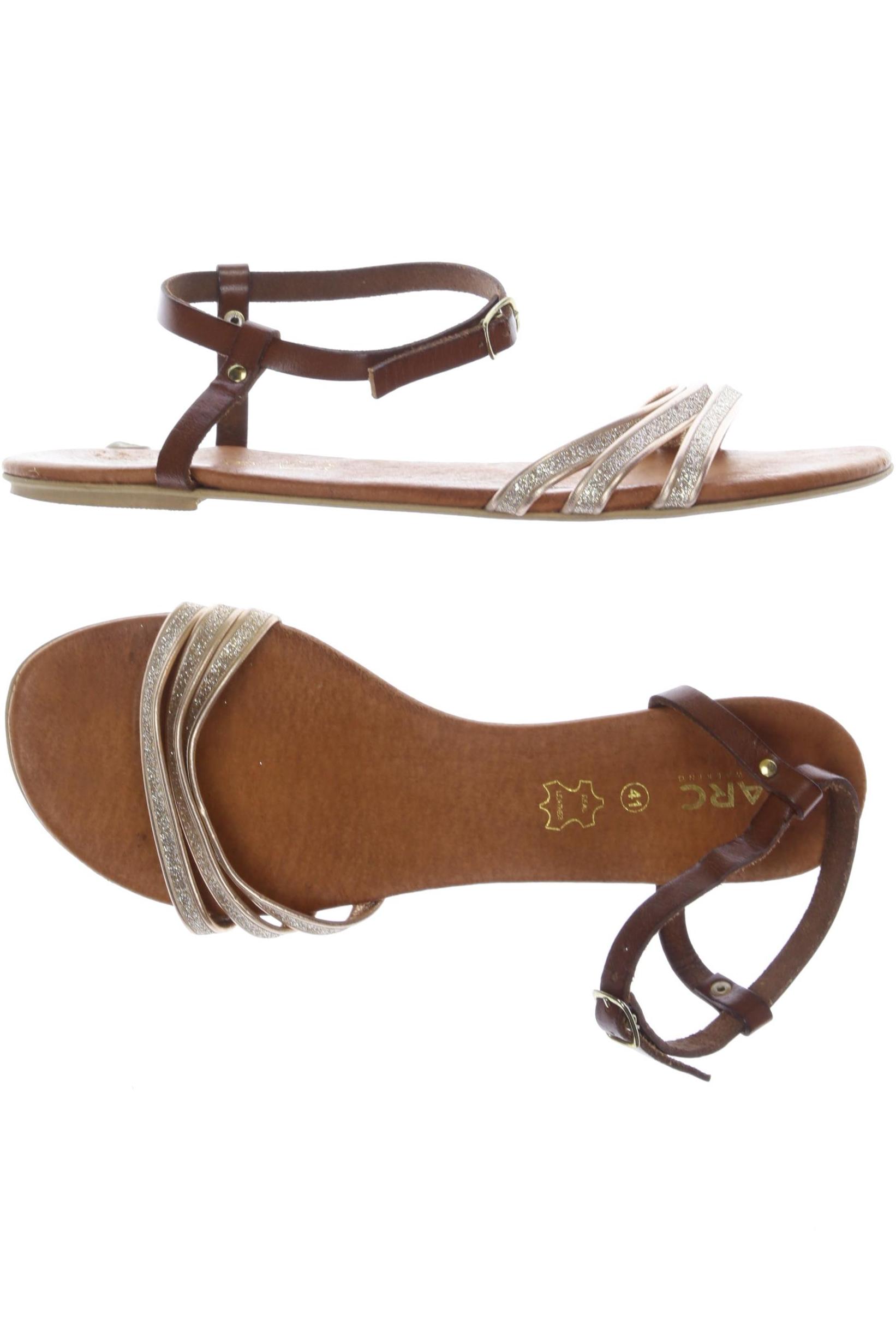 

Marc Shoes Damen Sandale, braun, Gr. 41