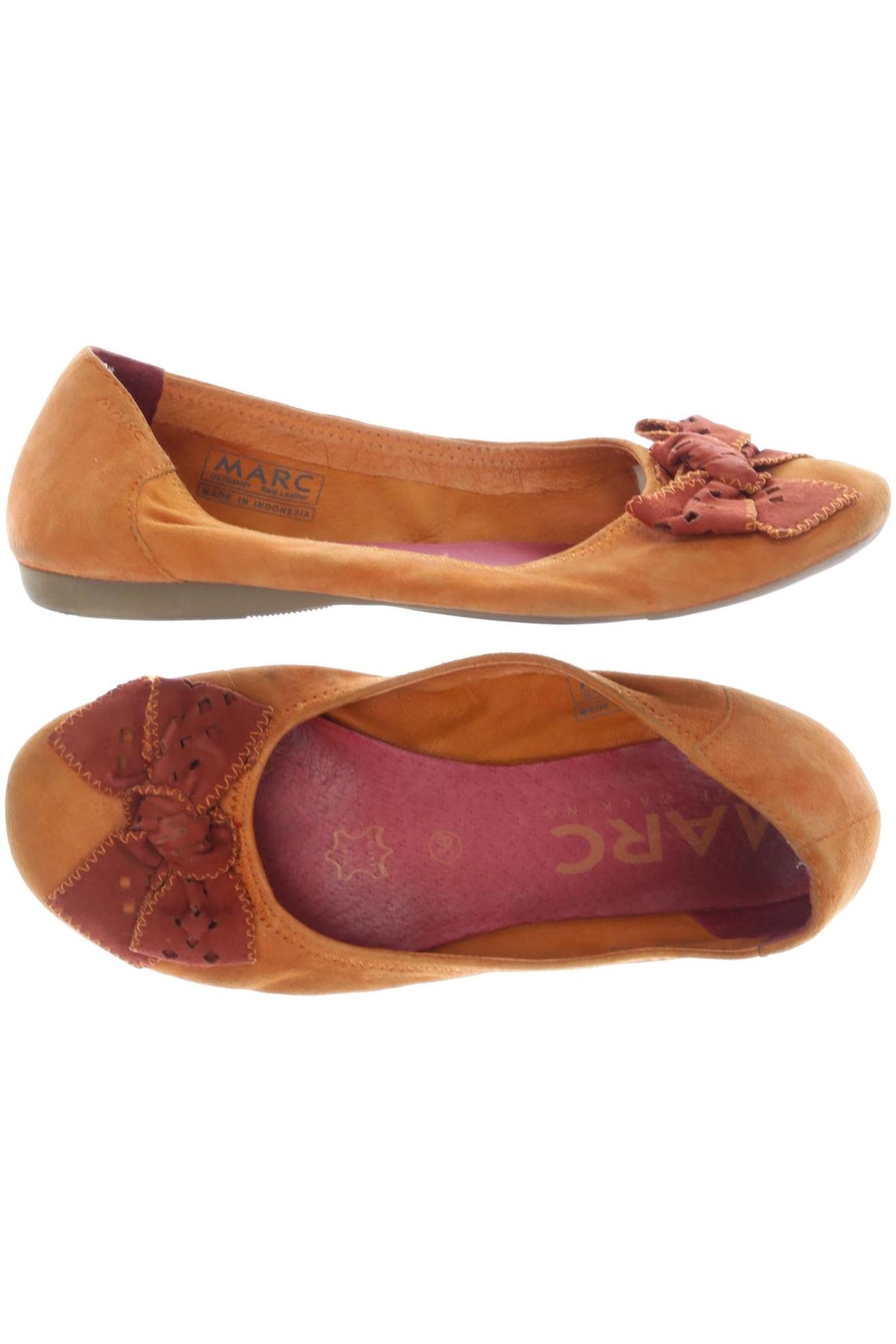 

Marc Shoes Damen Ballerinas, orange, Gr. 38