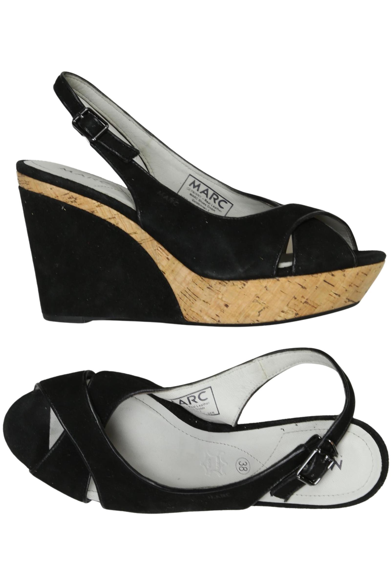 

Marc Shoes Damen Sandale, schwarz, Gr. 38