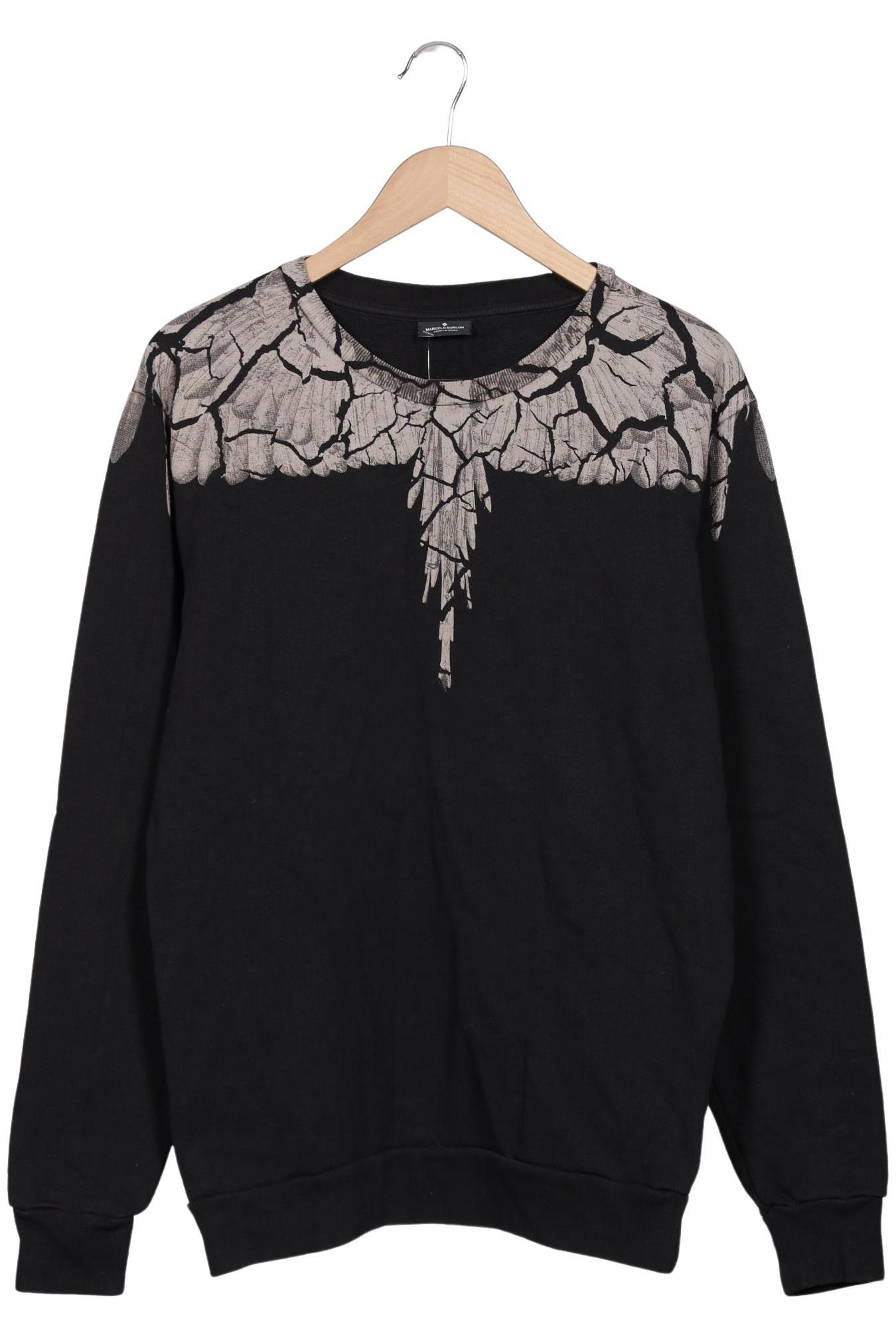 

Marcelo Burlon Herren Sweatshirt, schwarz, Gr. 48