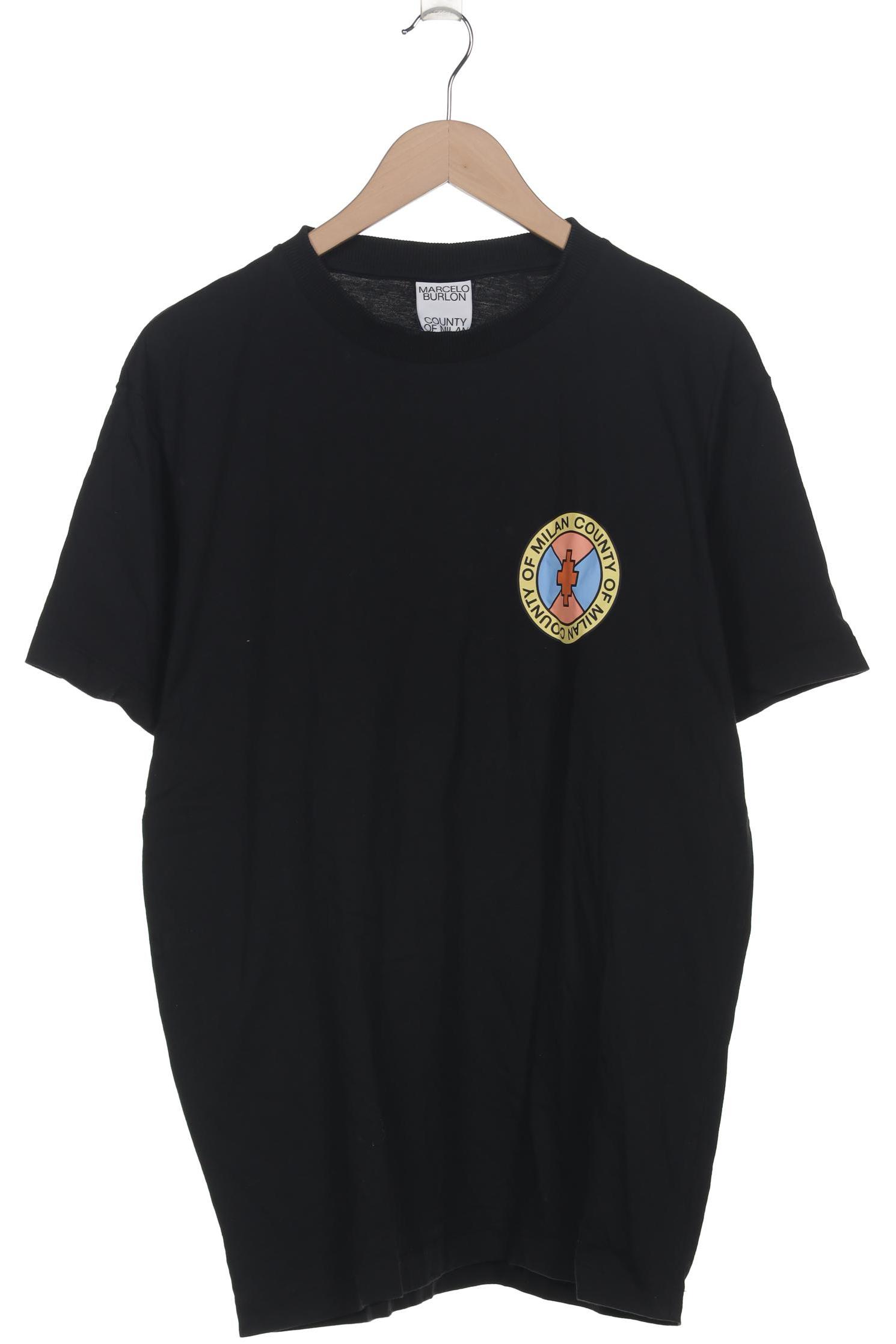 

Marcelo Burlon Herren T-Shirt, schwarz, Gr. 56