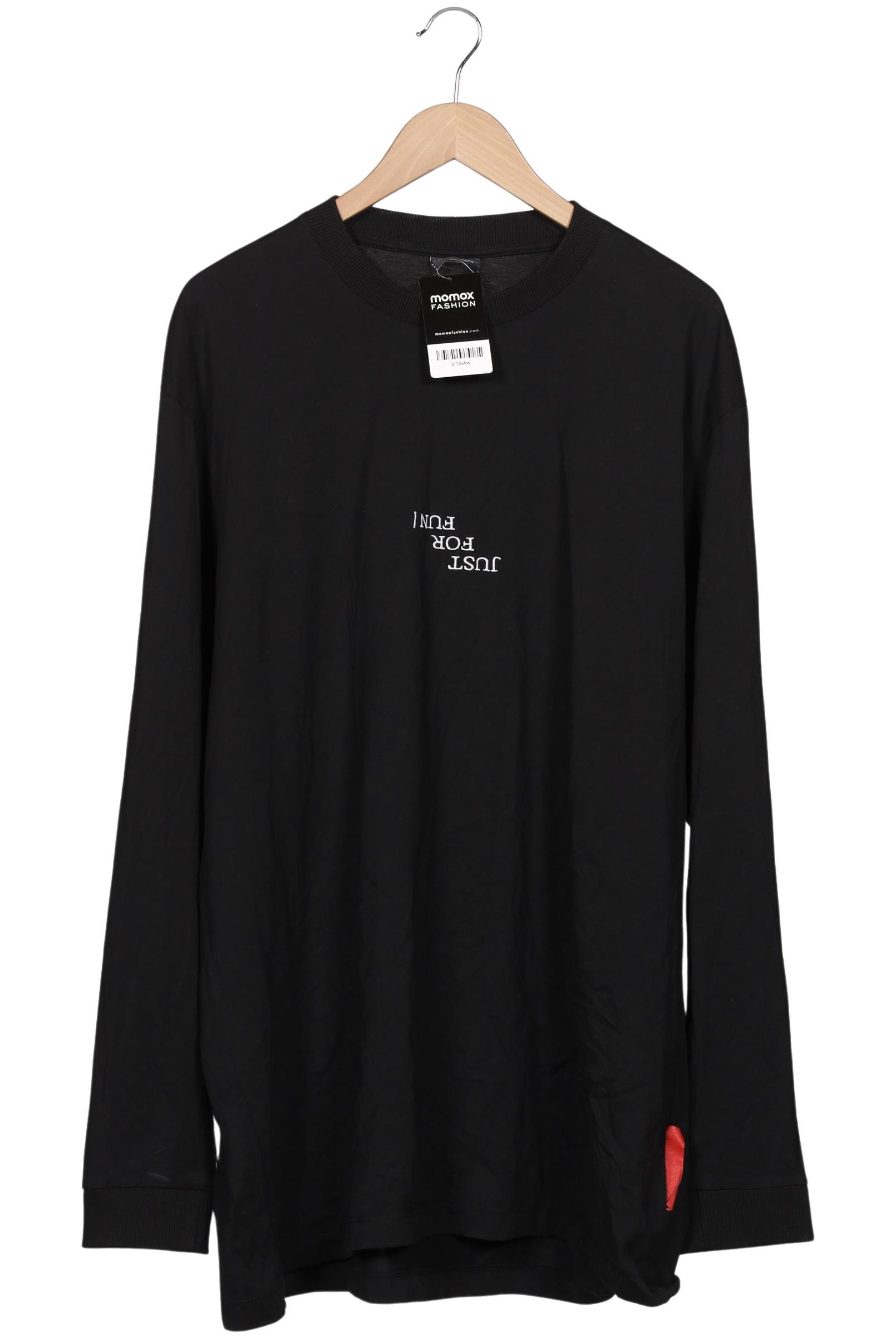 

Marcelo Burlon Herren Langarmshirt, schwarz, Gr. 56