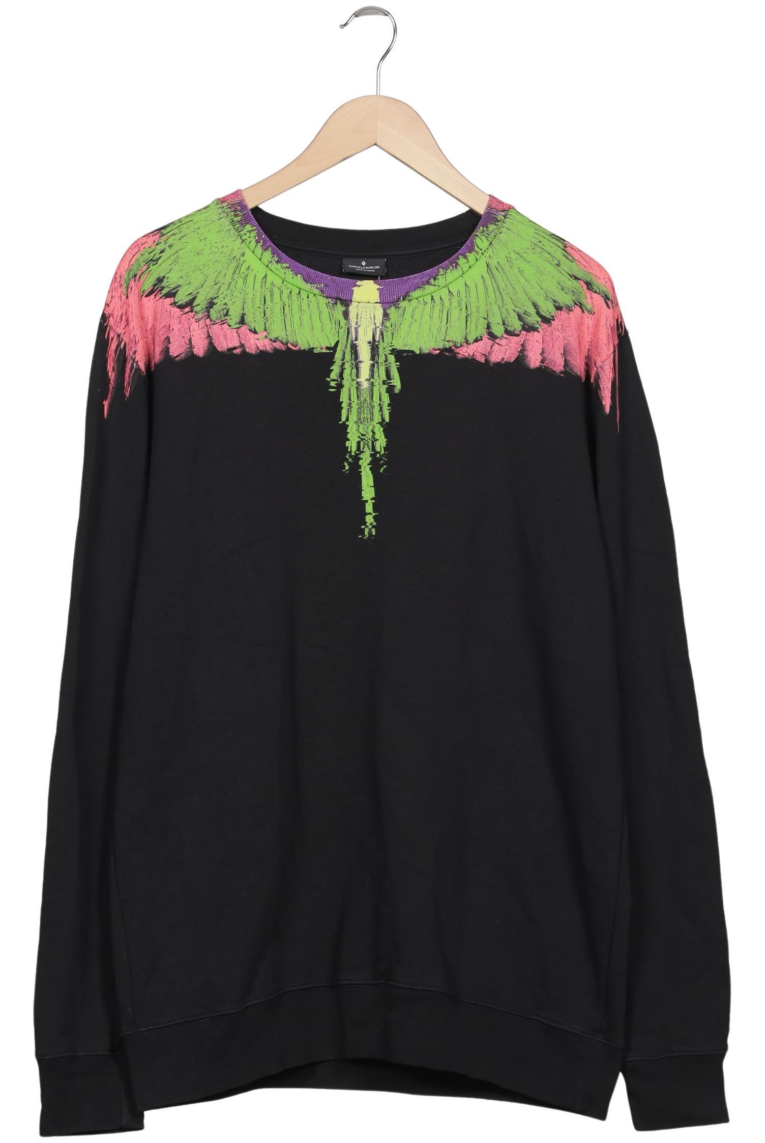 

Marcelo Burlon Herren Sweatshirt, schwarz, Gr. 54