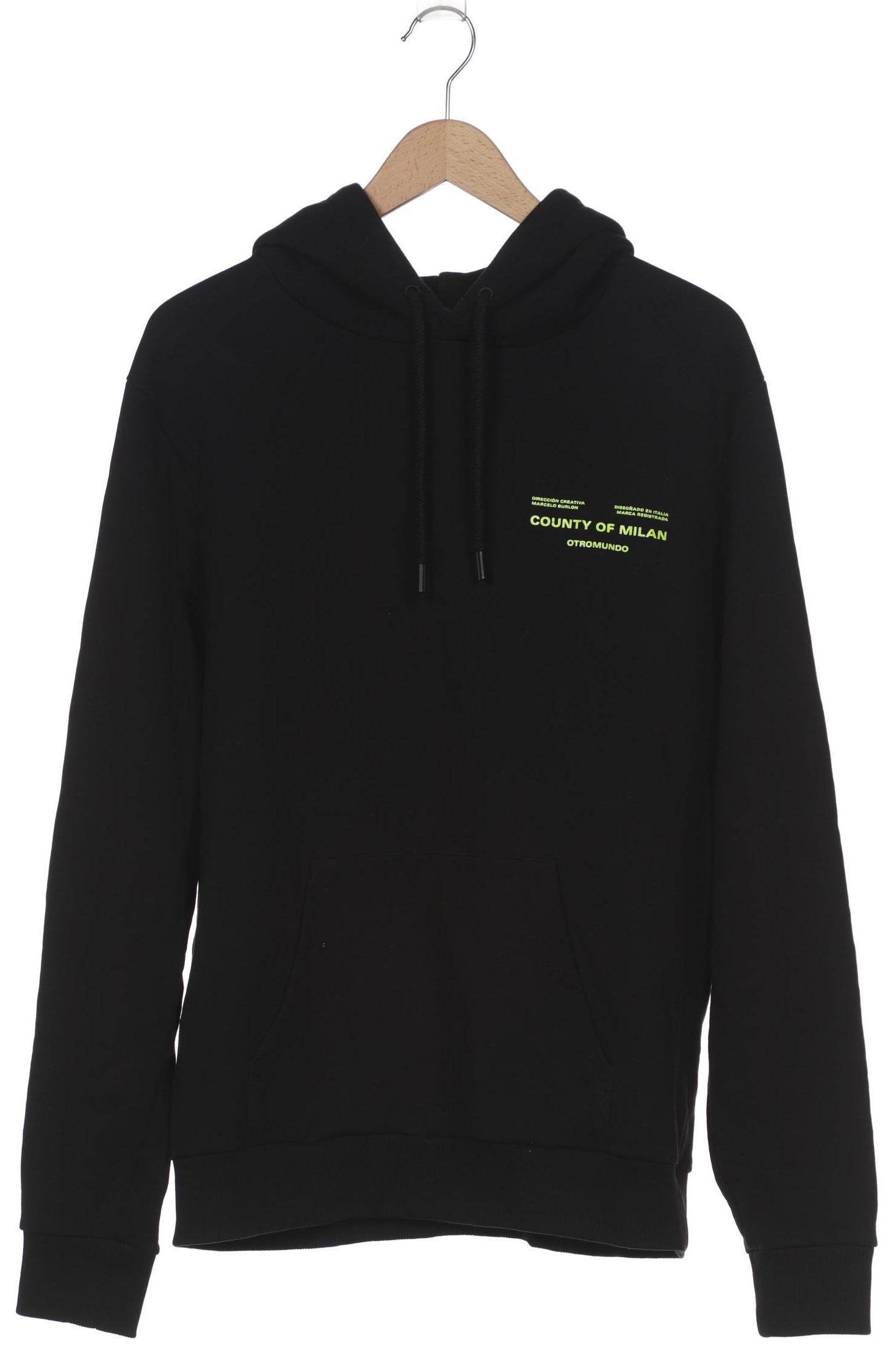 

Marcelo Burlon Herren Kapuzenpullover, schwarz, Gr. 48