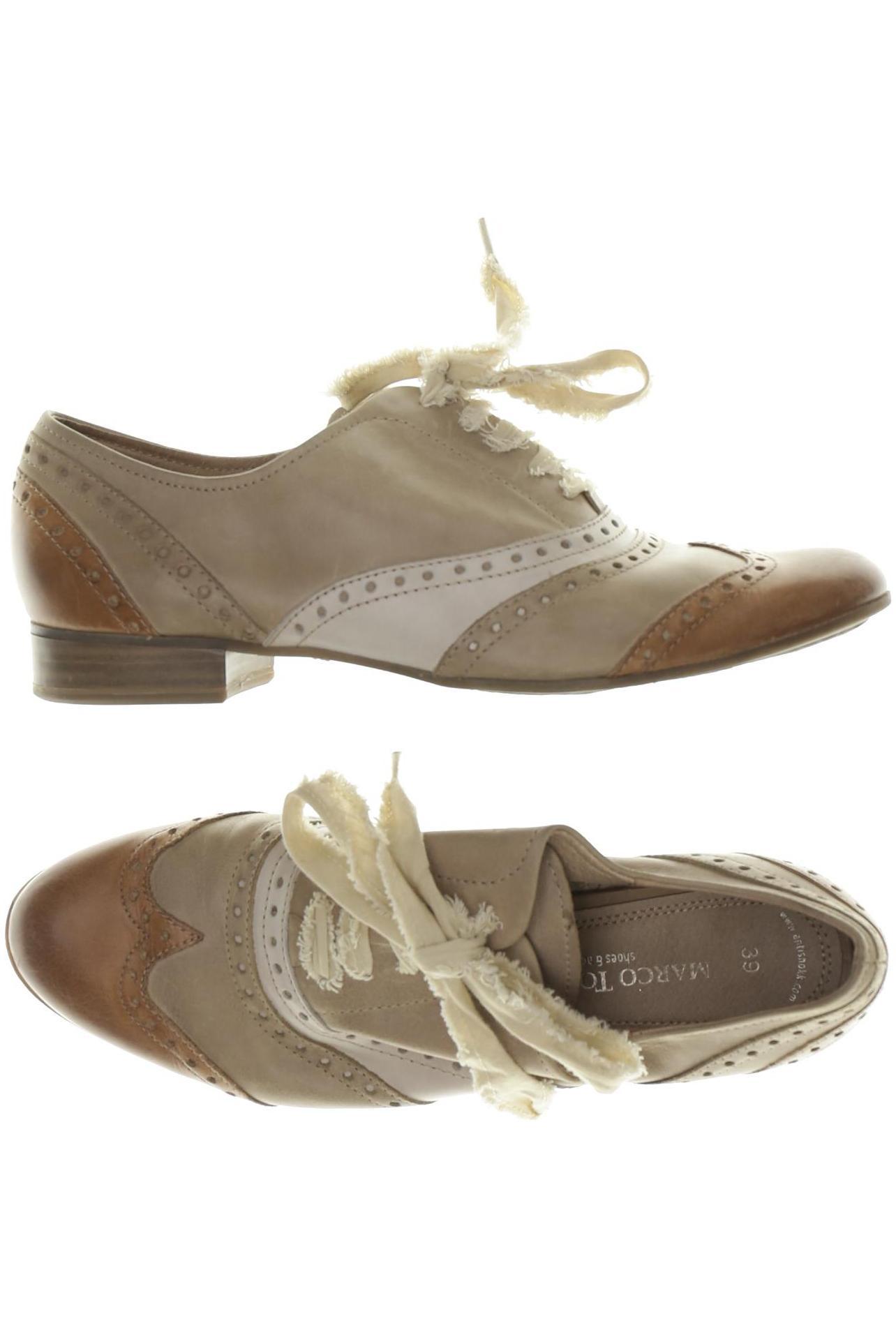 

Marco Tozzi Damen Halbschuh, beige, Gr. 39