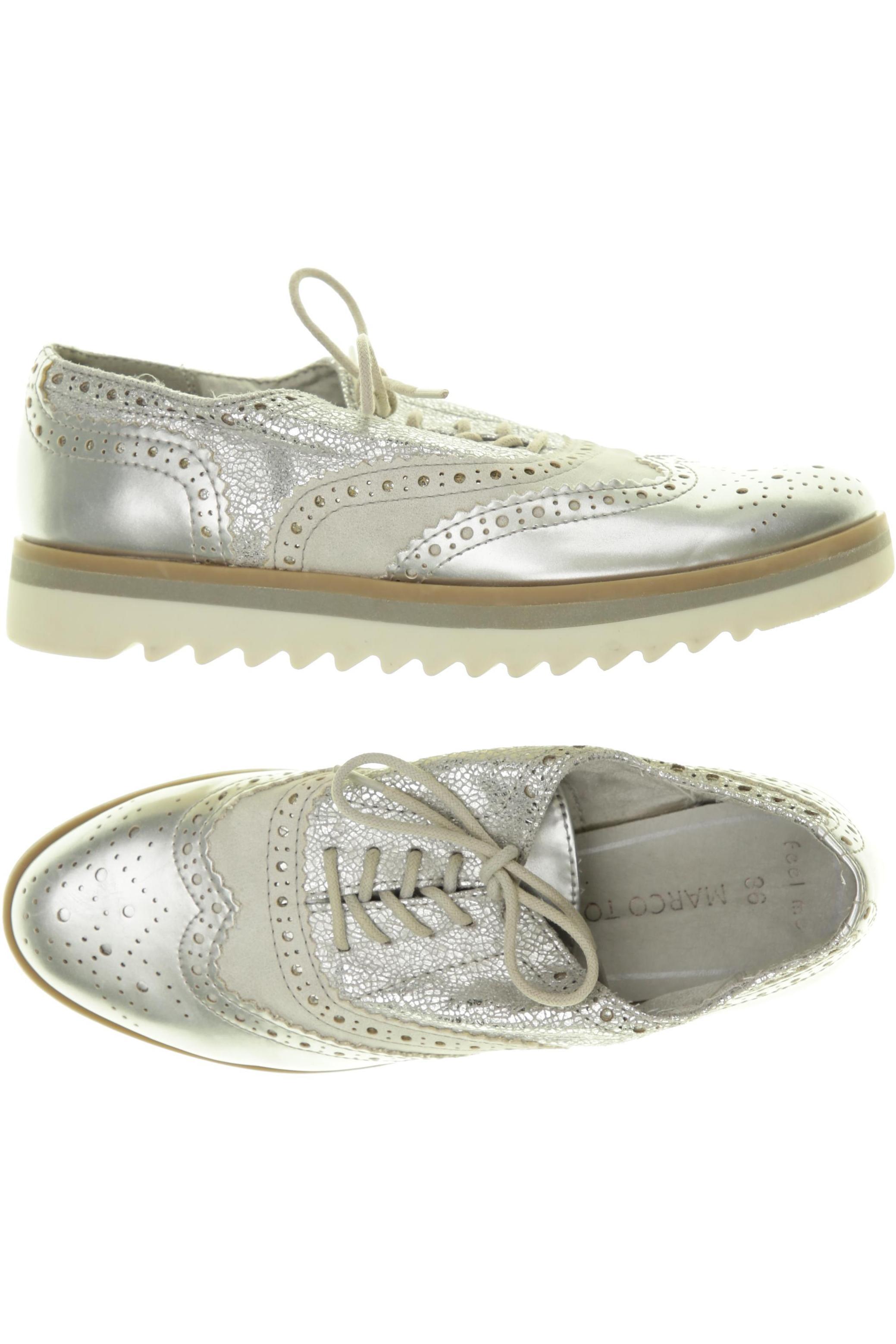 

Marco Tozzi Damen Halbschuh, silber, Gr. 36