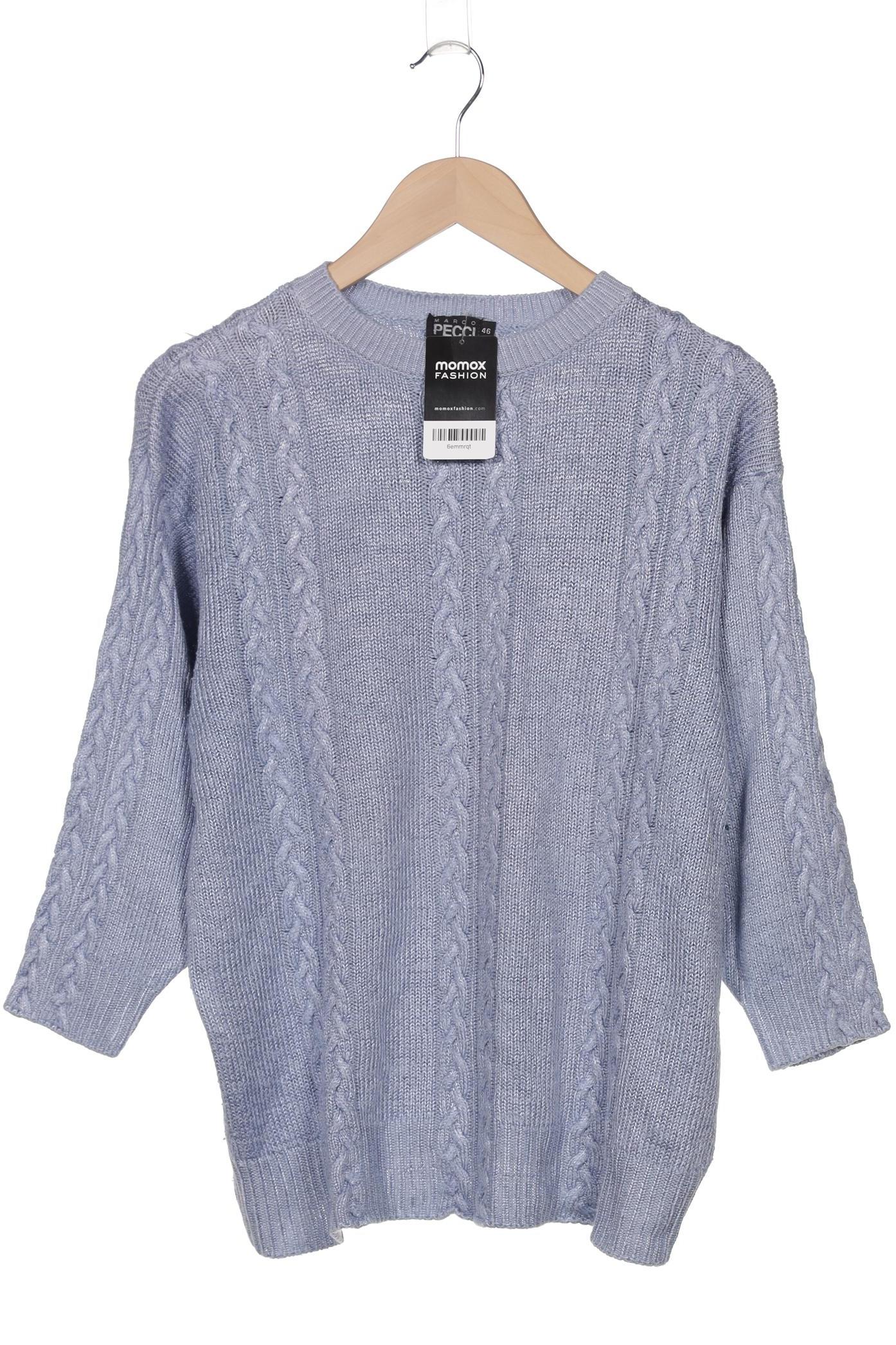 

Marco Pecci Damen Pullover, hellblau, Gr. 46