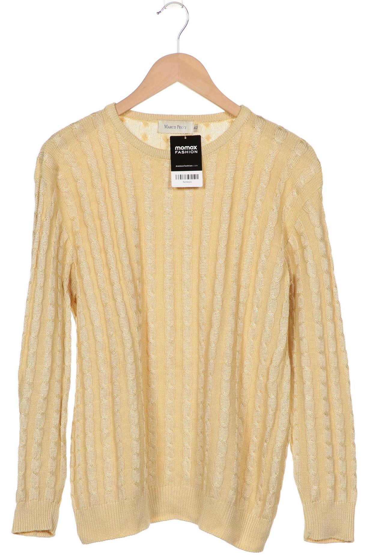

Marco Pecci Damen Pullover, gelb, Gr. 42