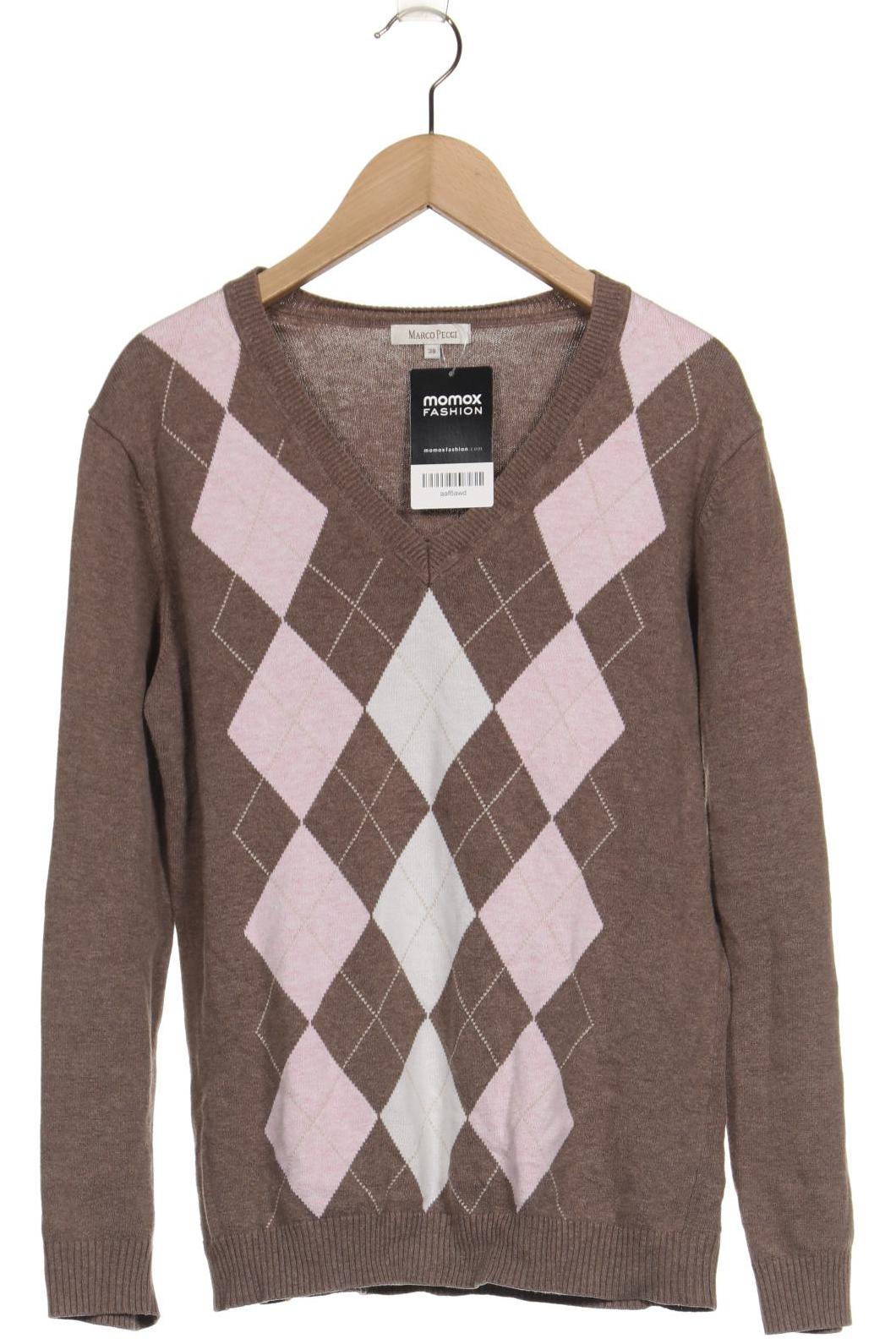

Marco Pecci Damen Pullover, braun, Gr. 38