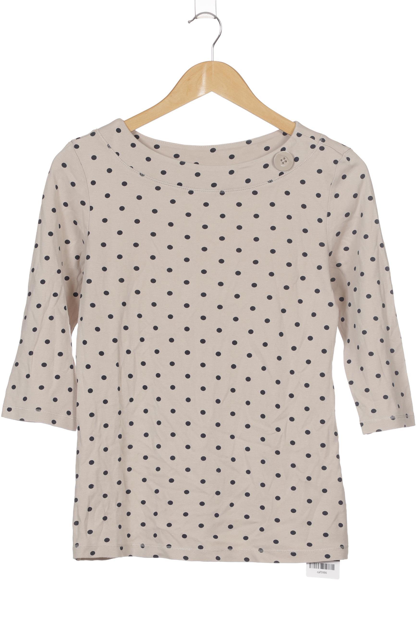 

Marco Pecci Damen Langarmshirt, beige, Gr. 38
