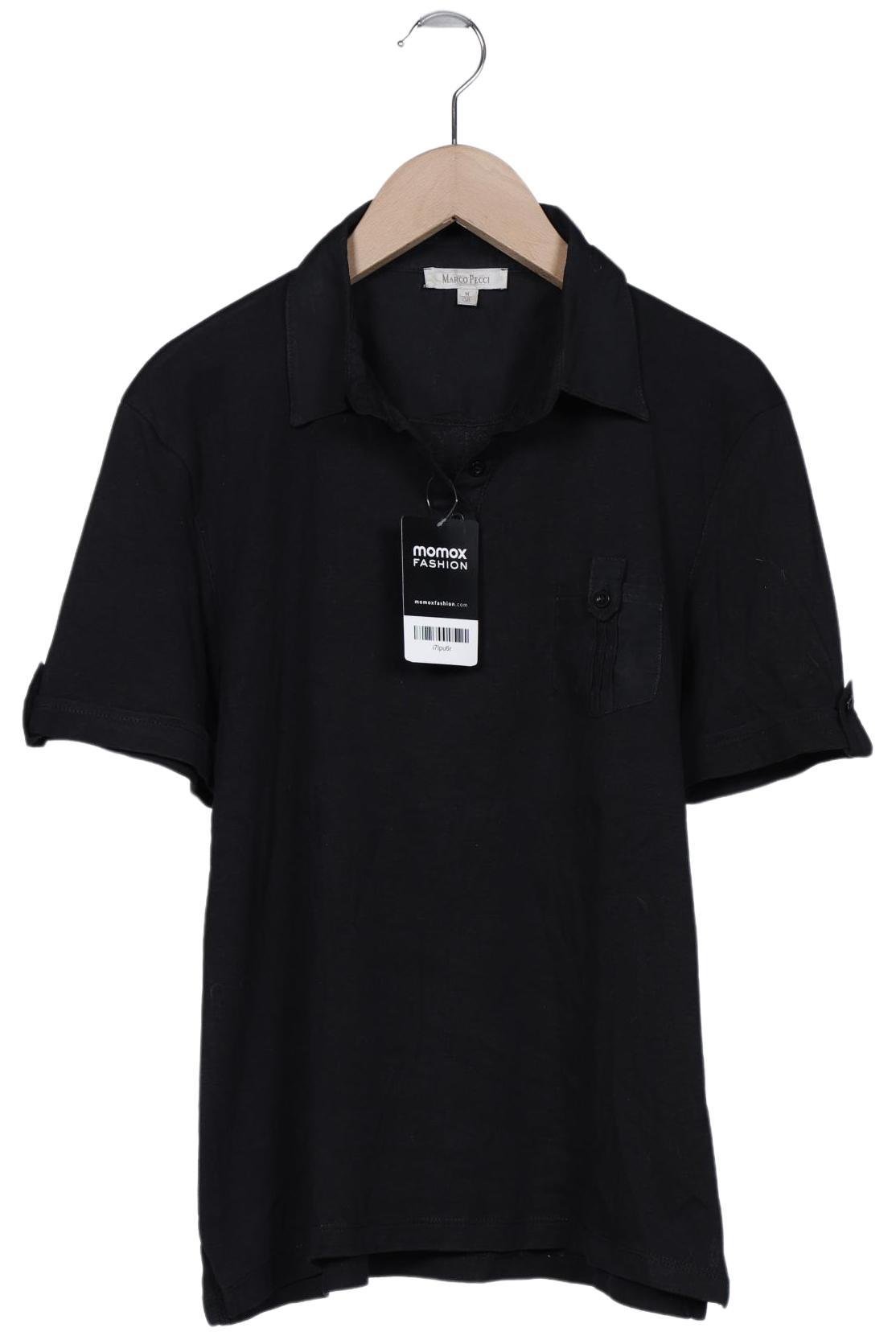 

Marco Pecci Damen Poloshirt, schwarz, Gr. 38