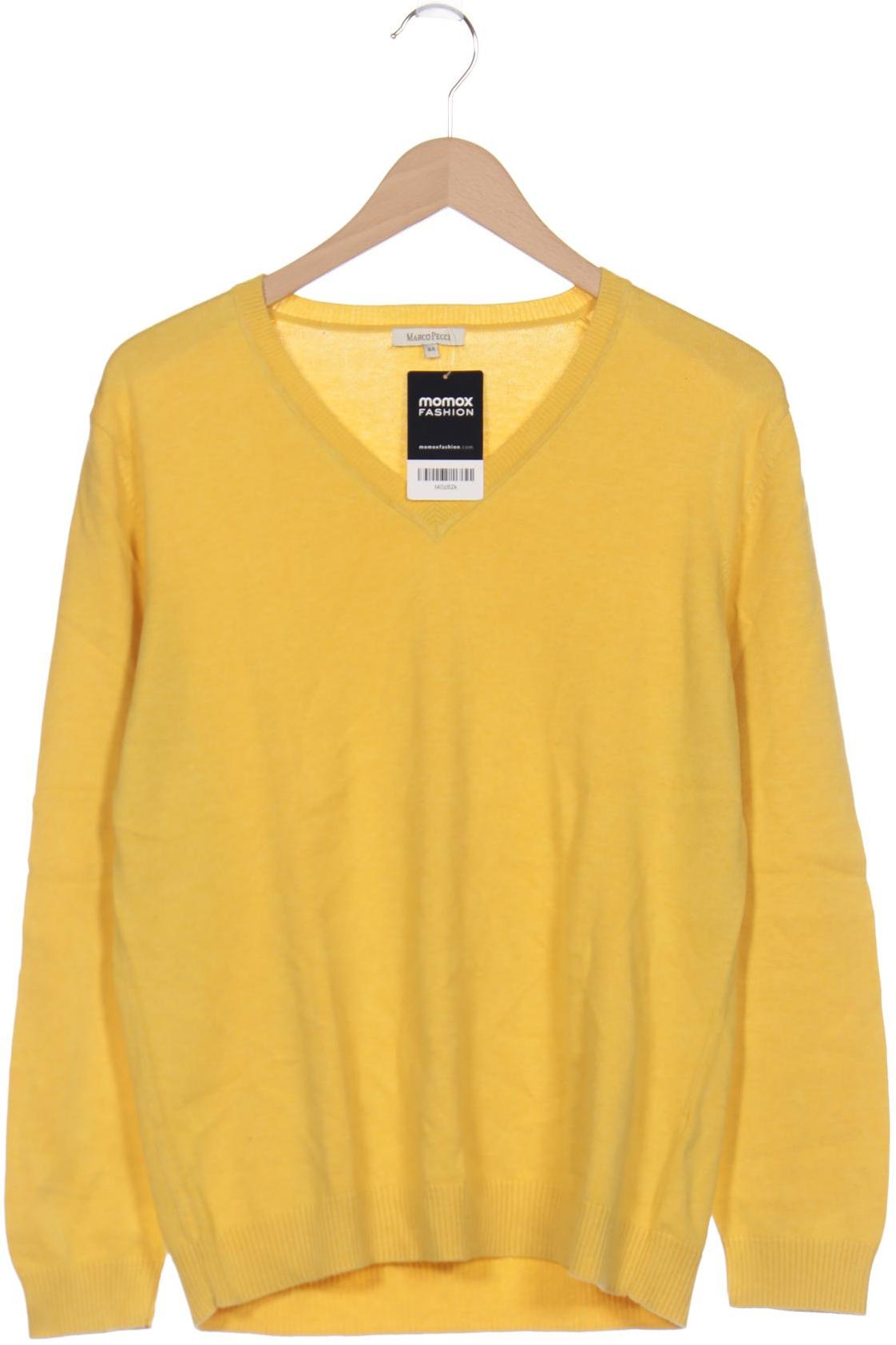 

MARCO PECCI Damen Pullover, gelb