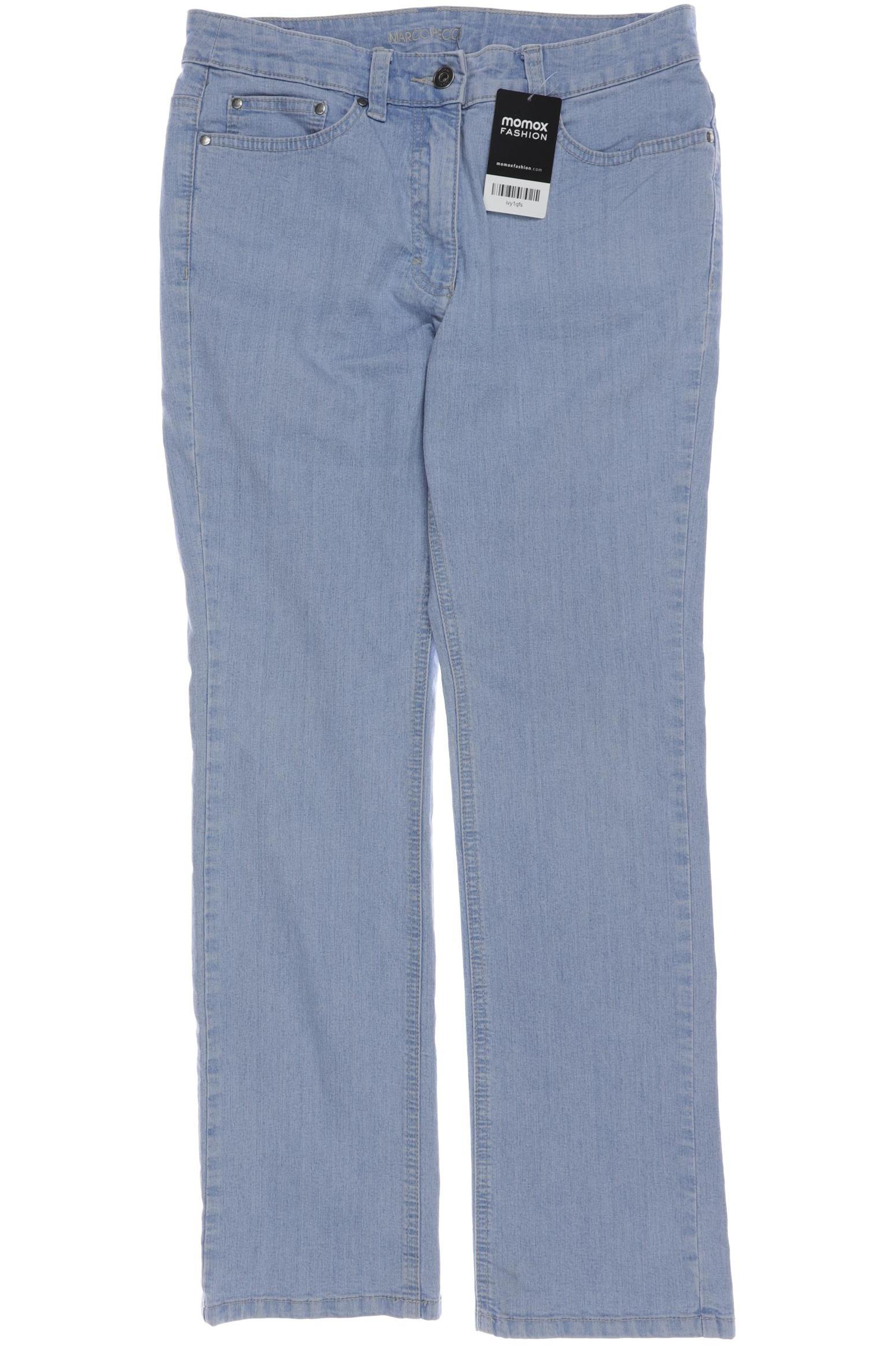 

Marco Pecci Damen Jeans, hellblau, Gr. 38