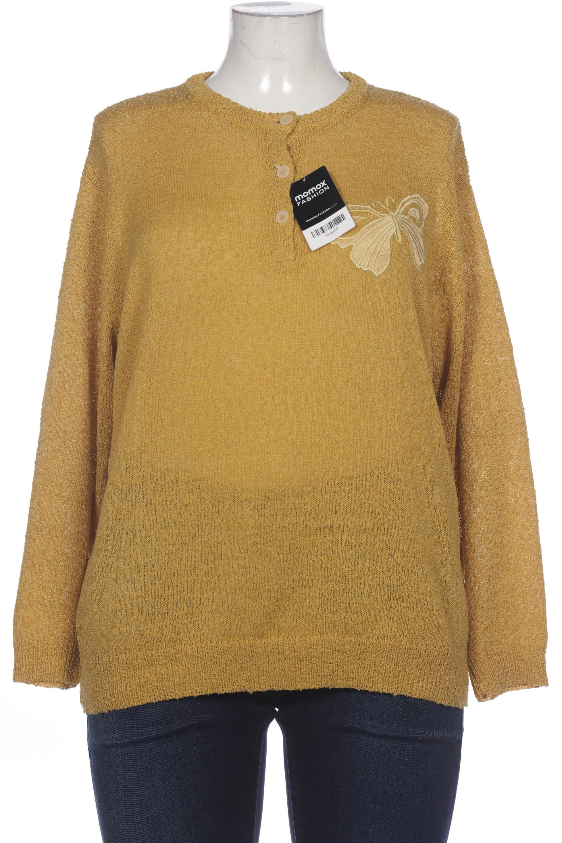 

Marco Pecci Damen Pullover, gelb, Gr. 48